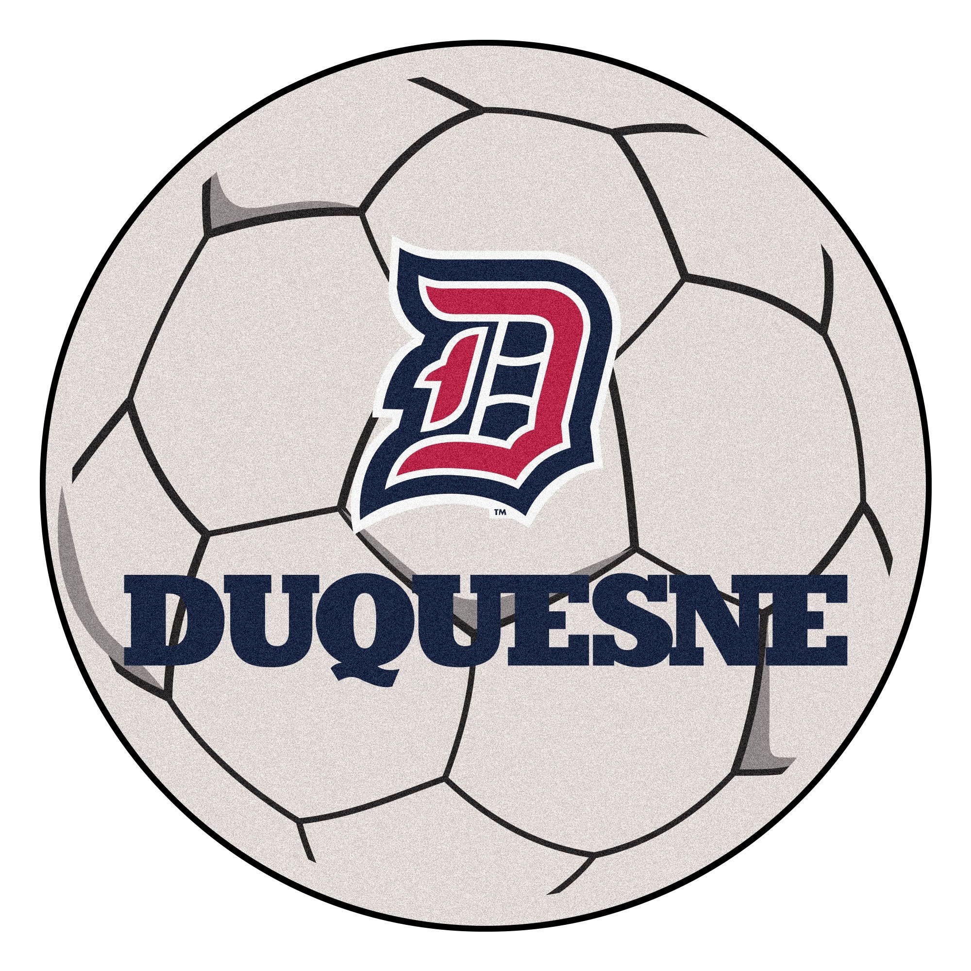 Fanmats Duquesne University Soccer Ball Rug