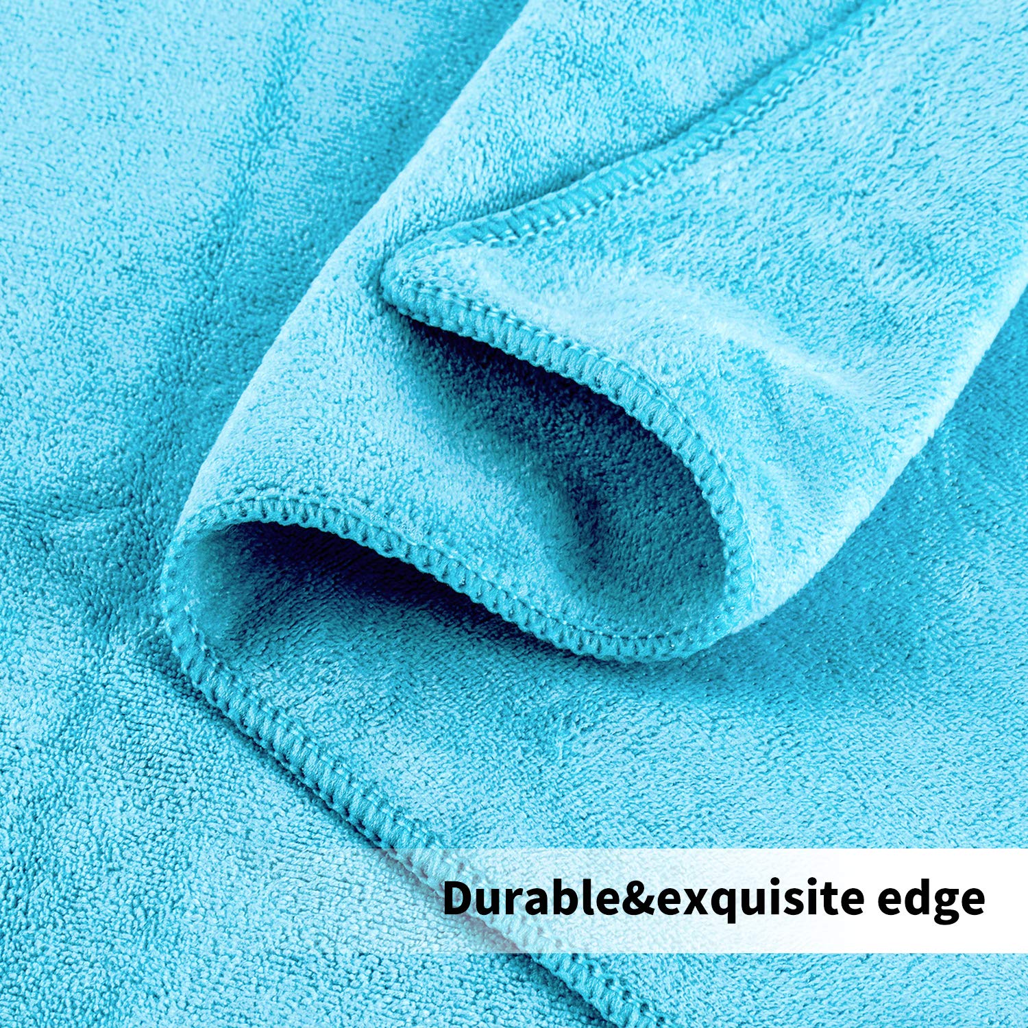 Merry Home Microfiber Bath Towel - 27    X 55    6 Pack Bath Towel Sets Ultra Soft & Absorbent, Quick Dry Bath Towel For Bathroo
