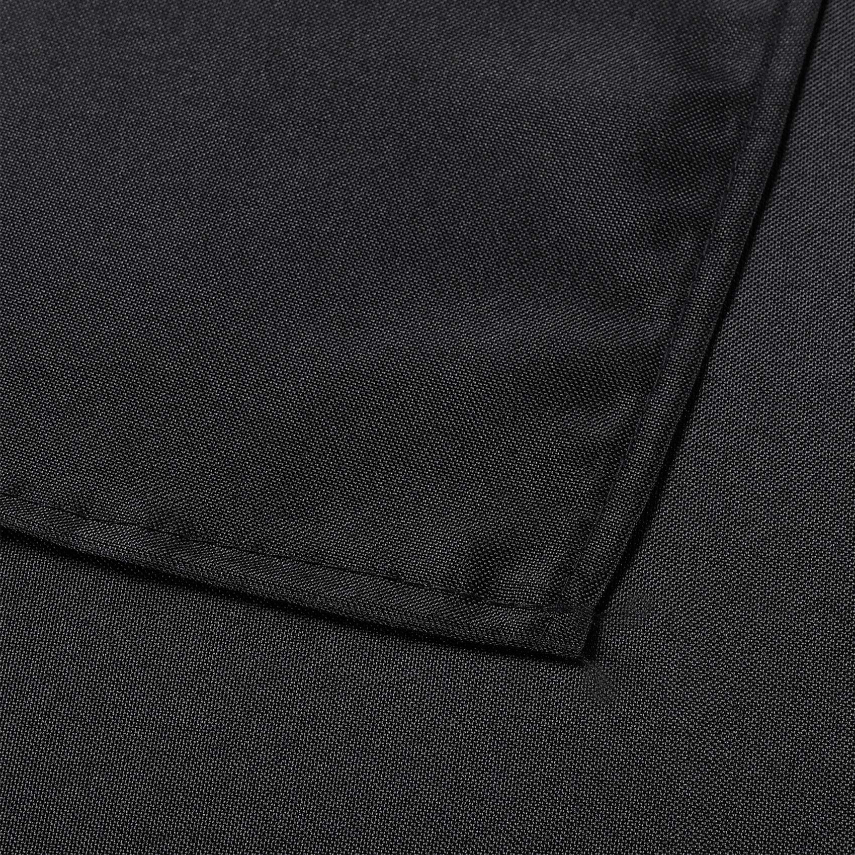 Ascoza 12Pack 90X132 Inch Black Rectangular Tablecloth 8 Feet Table Cloth In Polyester Fabric For Wedding/Banquet/Restaurant/Par