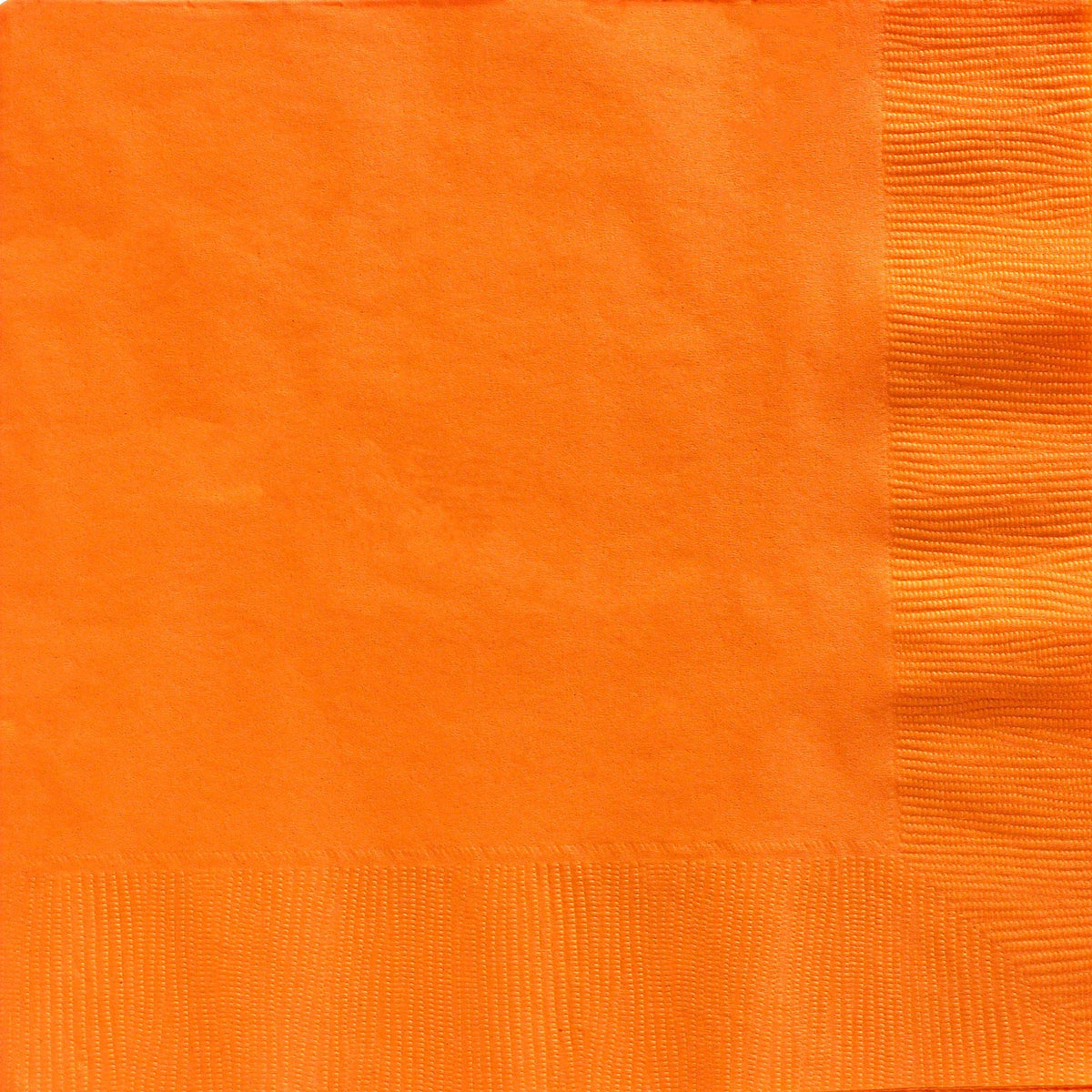 Orange Peel 2-Ply Dinner Napkins - 8'' (Pack Of 40) - Vibrant & Durable Paper Napkins For Parties, Events & Everyday Use