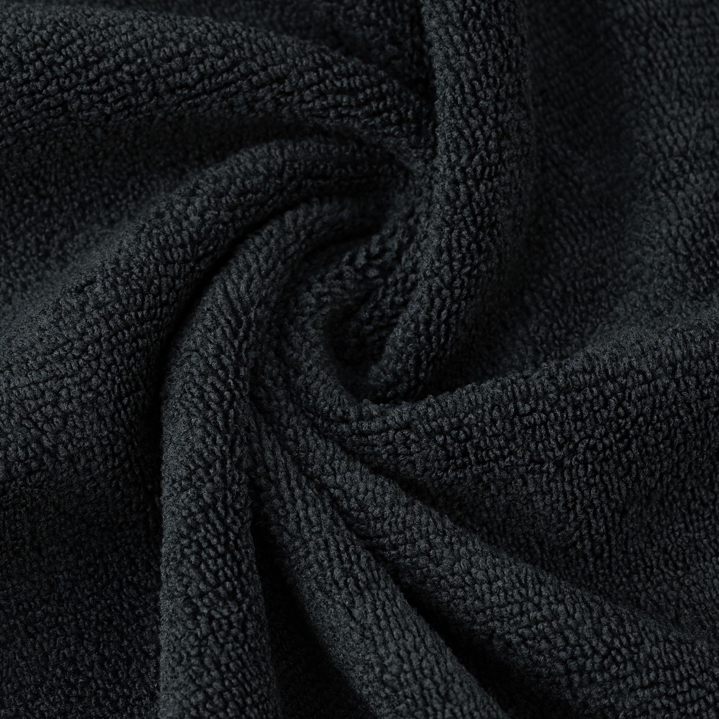 POLYTE Professional Quick Dry Lint Free Microfiber Hair Drying Salon Towel, 20 x 40 in, 2 Pack