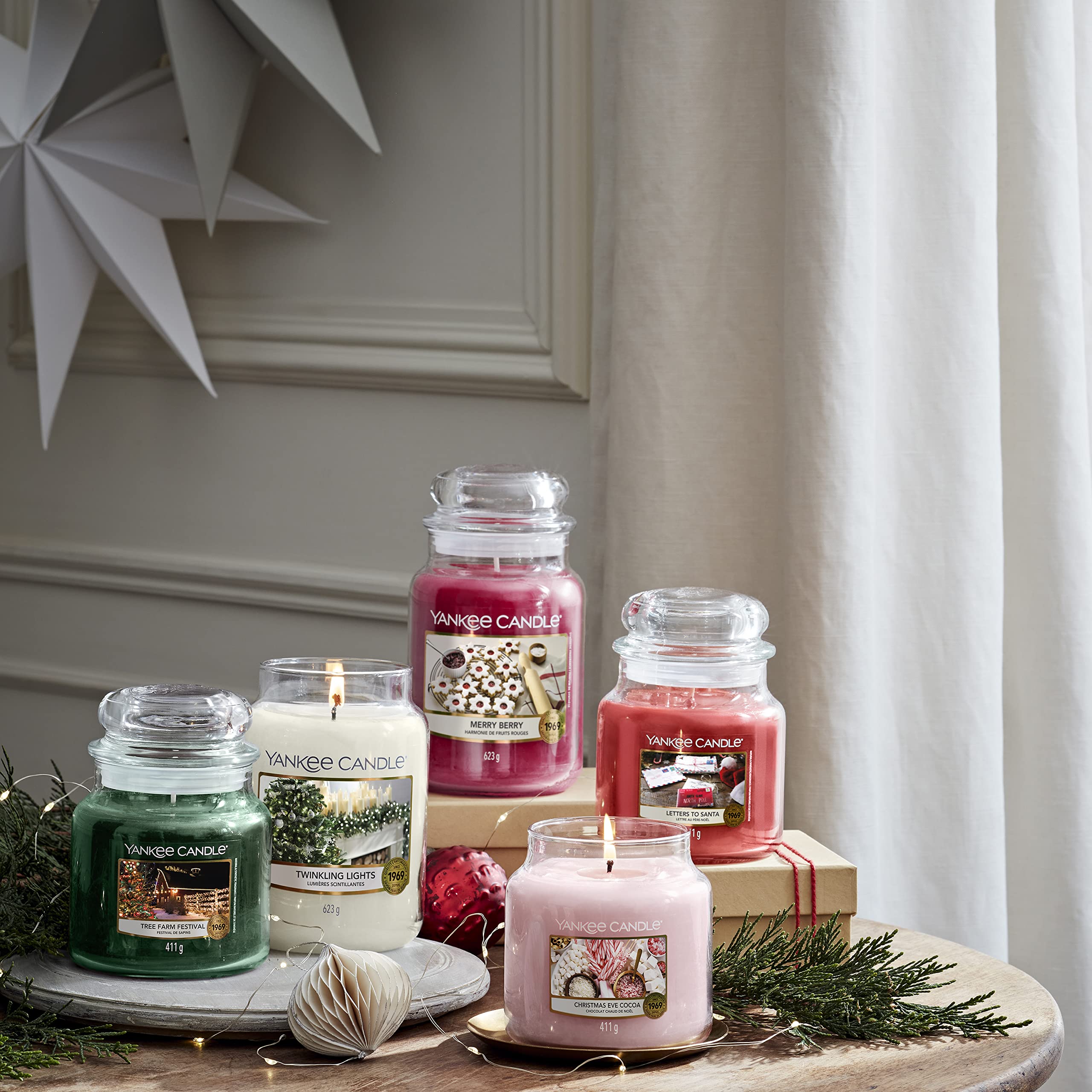 Yankee Candle Scented Candle | Tree Farm Festival Large Jar Candle | Burn Time: up to 150 Hours
