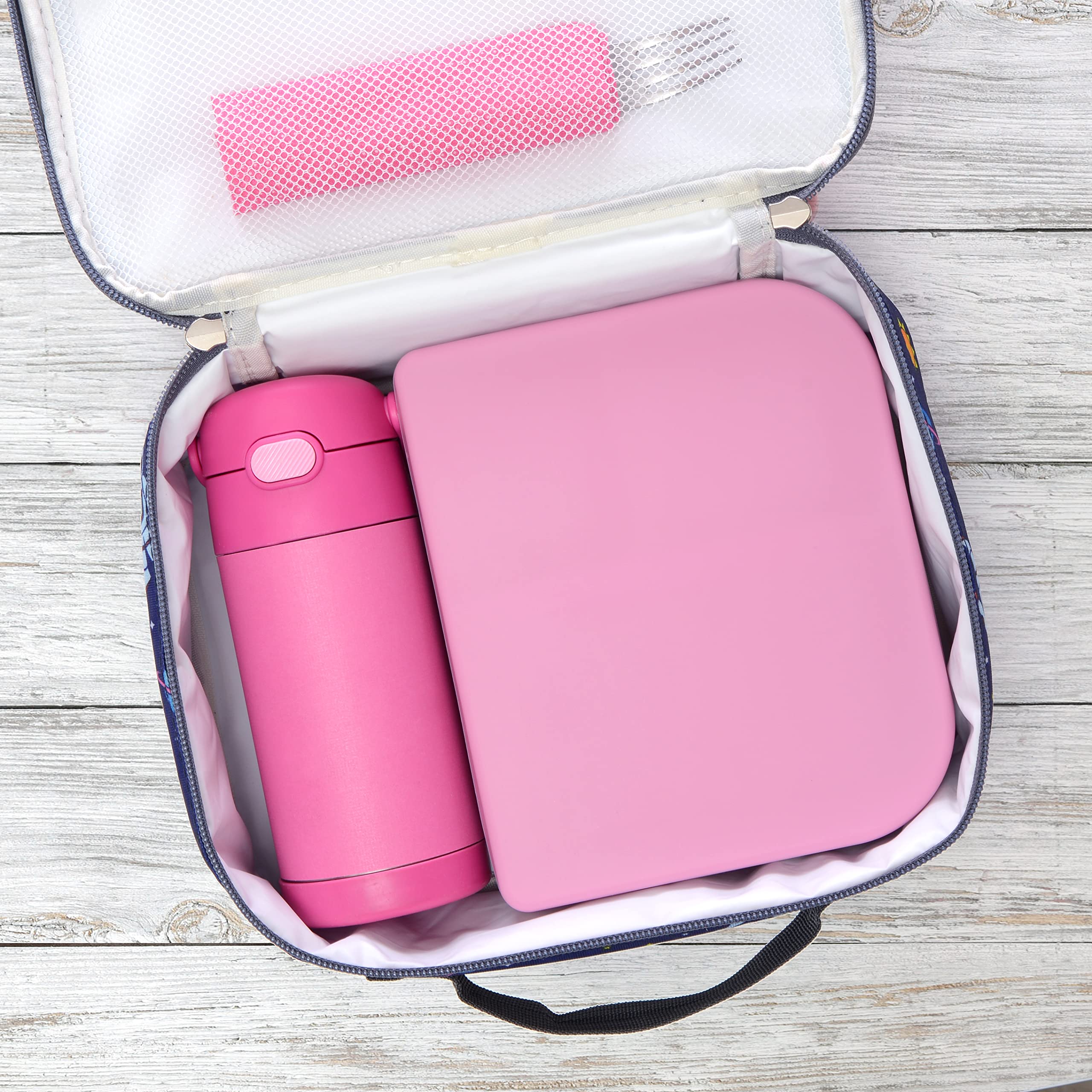 Primastella Unbreakable Silicone Lunch Box For Kids And Adults - Leak Proof Divided Bento Box (Plum)