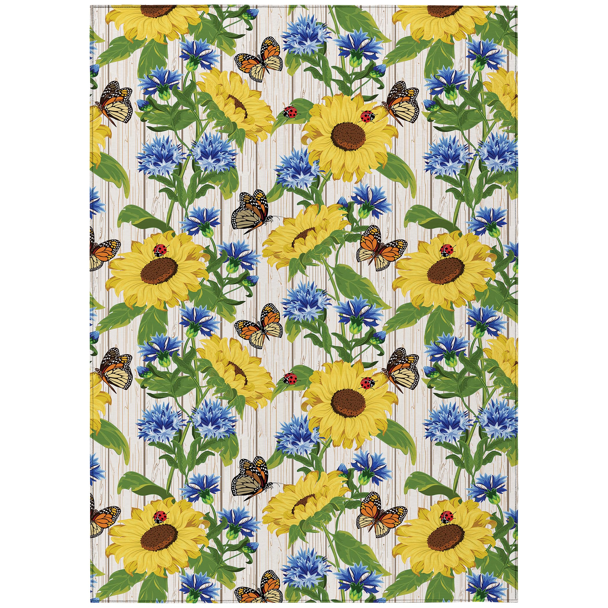 Dalyn Rugs Kendall KE16 Beige 3 x 5 Indoor Outdoor Area Rug, Easy Clean, Machine Washable, Non Shedding, Bedroom, Living Room,