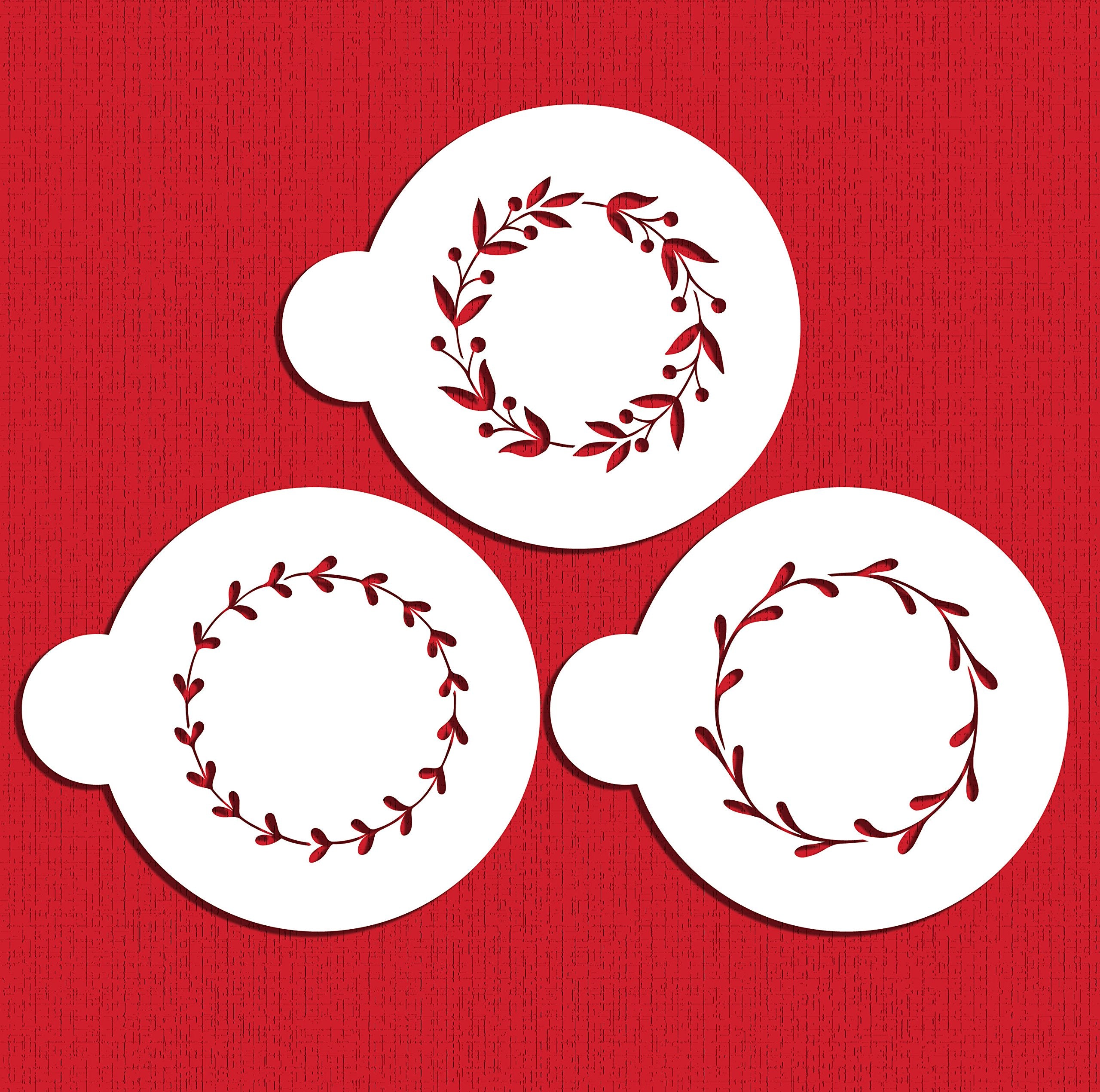 Vine Wreaths Cookie Stencil Set C1025 By Designer Stencils