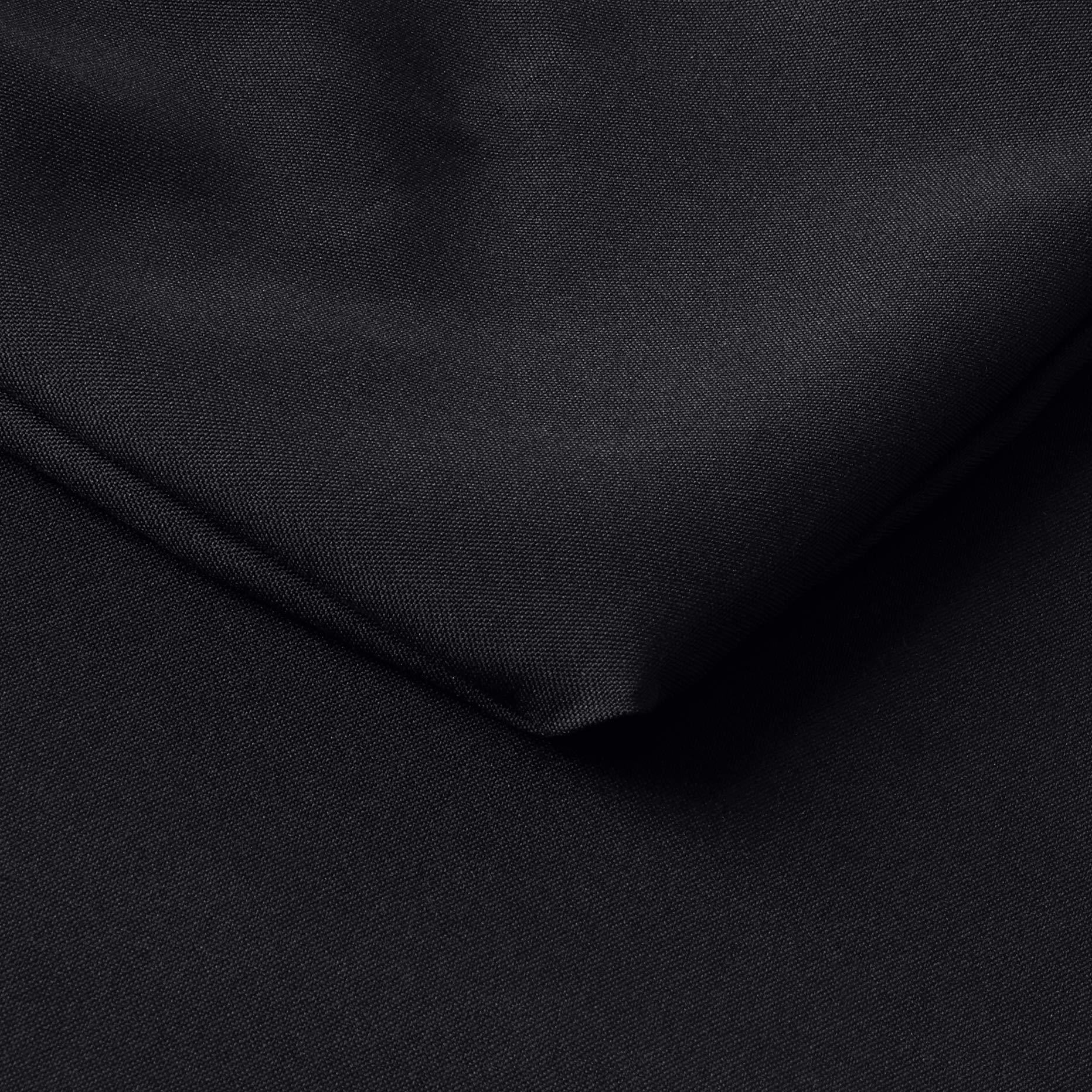 LA Linen Polyester Poplin Fitted tablecloth 96''L x 30''W x 30''H  Black