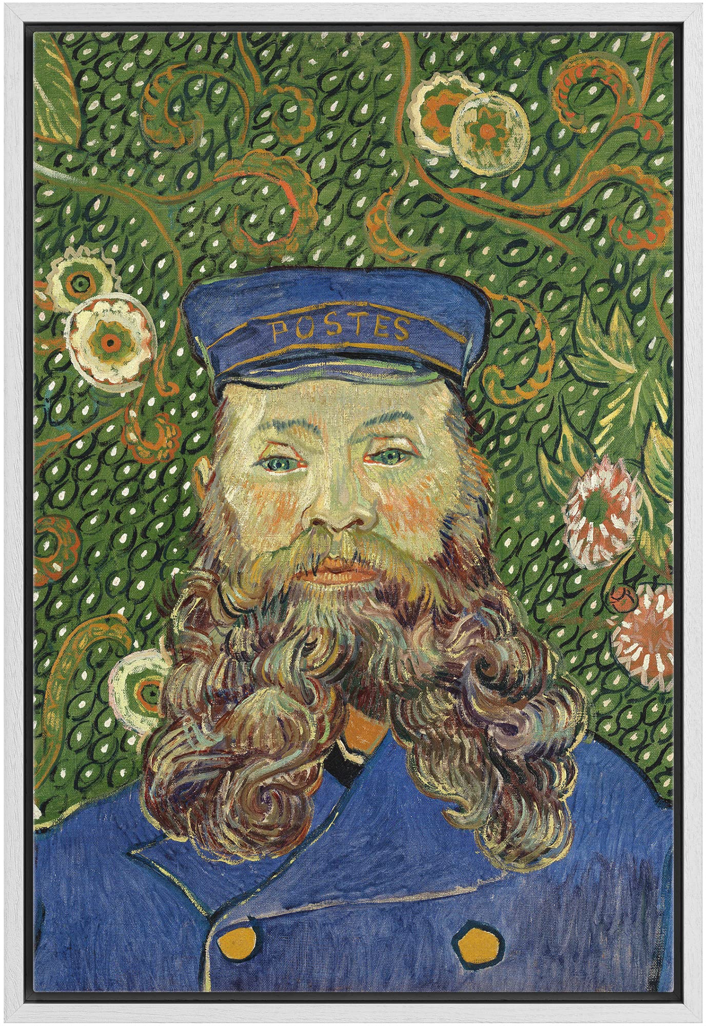Wall26 Framed Canvas Print Wall Art Portrait Of Postman Joseph Roulin By Artist Vincent Van Gogh Nature Wilderness Illustrations