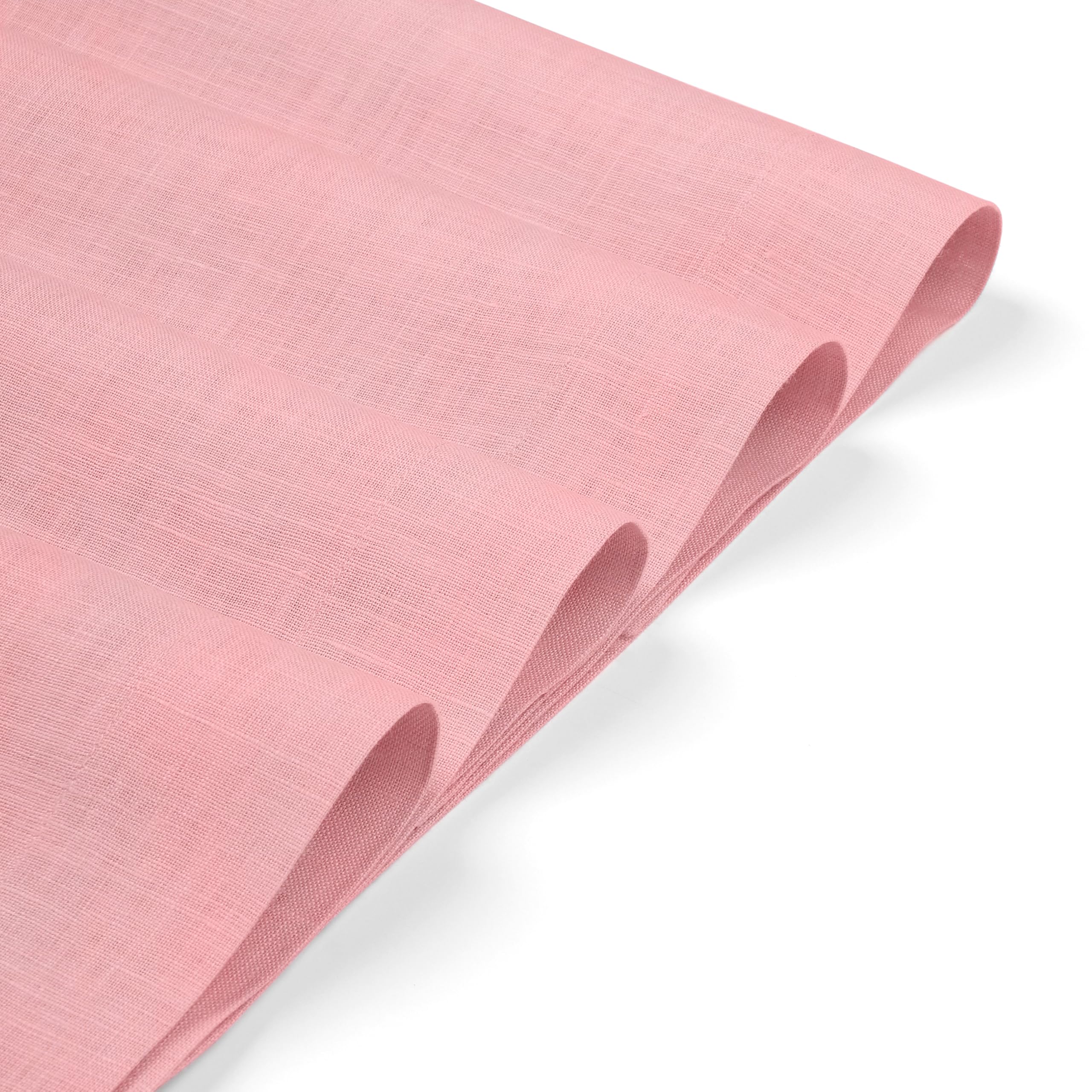 D'Moksha Homes Linen Placemats Set Of 4-100% Pure Linen Dusty Pink Placemats 14 X 19 Inch - Washable Dusty Pink Placemats For Ea