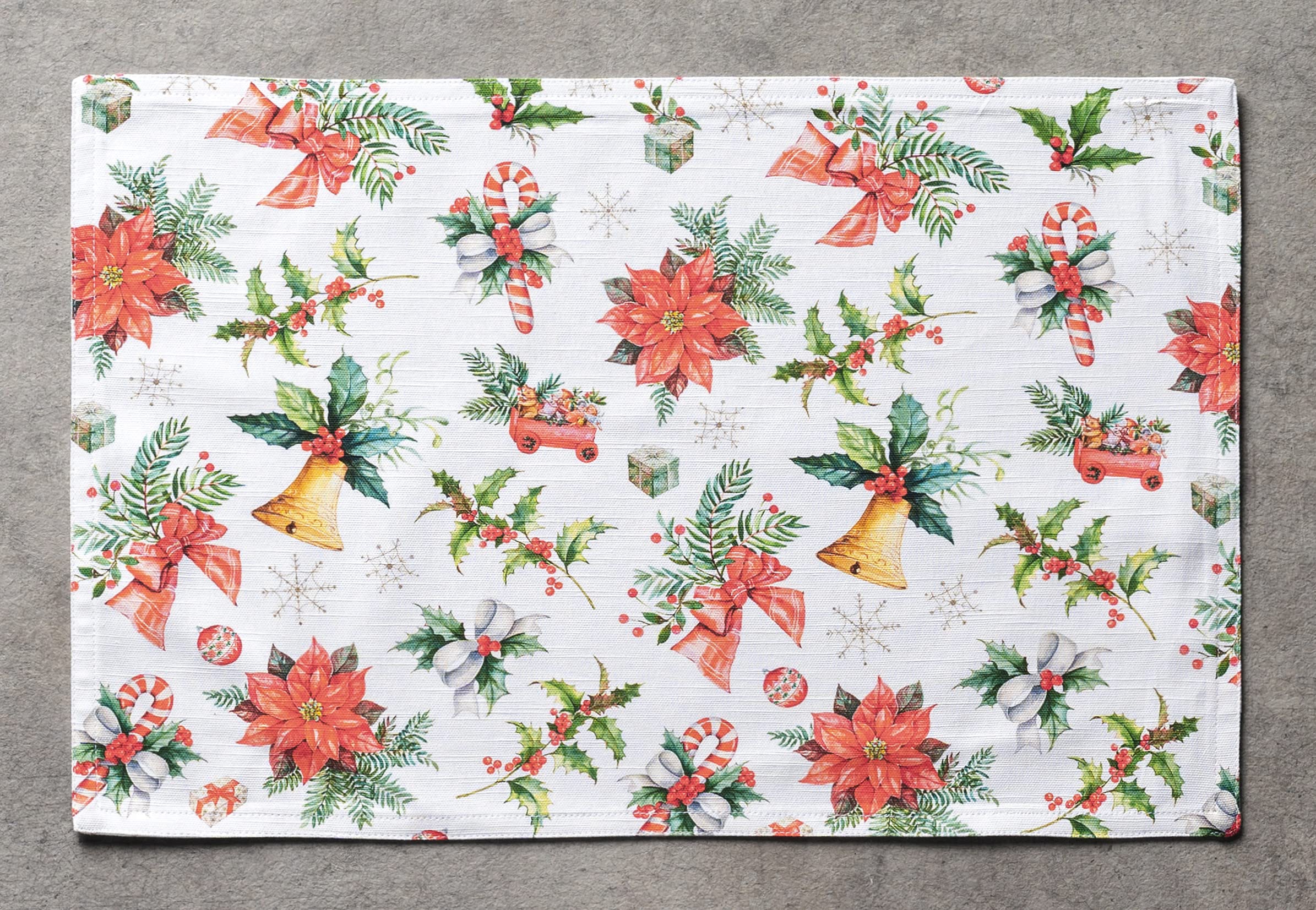 Maison D' Hermine Cloth Placemat 100% Cotton Decorative Washable Table Placemats, Dining, Home, Wedding, Banquet, Buffet, Chromo