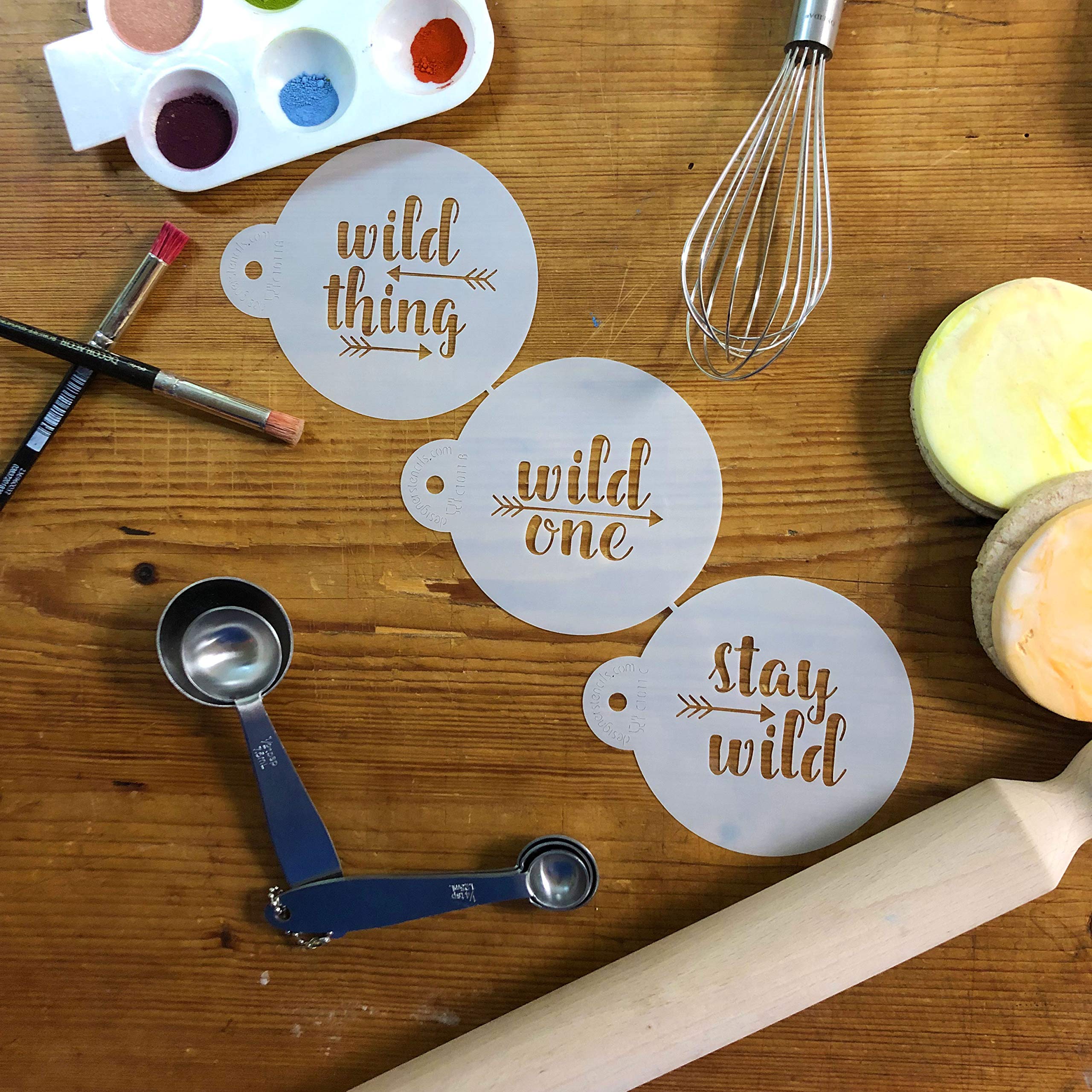 Wild Thing Cookie Stencil Set C1011 By Designer Stencils