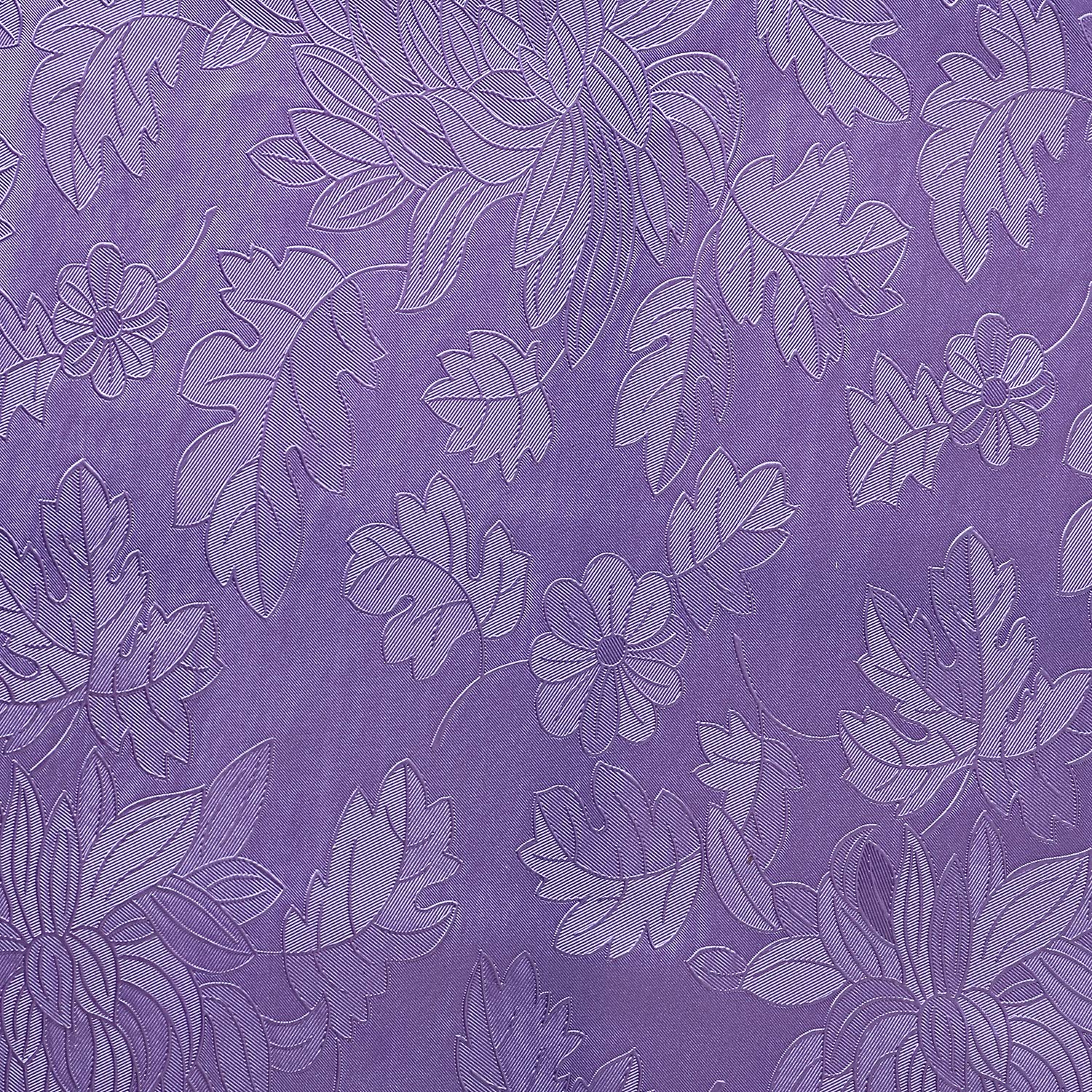 Kuber Industries Floral Design Pvc 4 Seater Center Table Cover - Purple