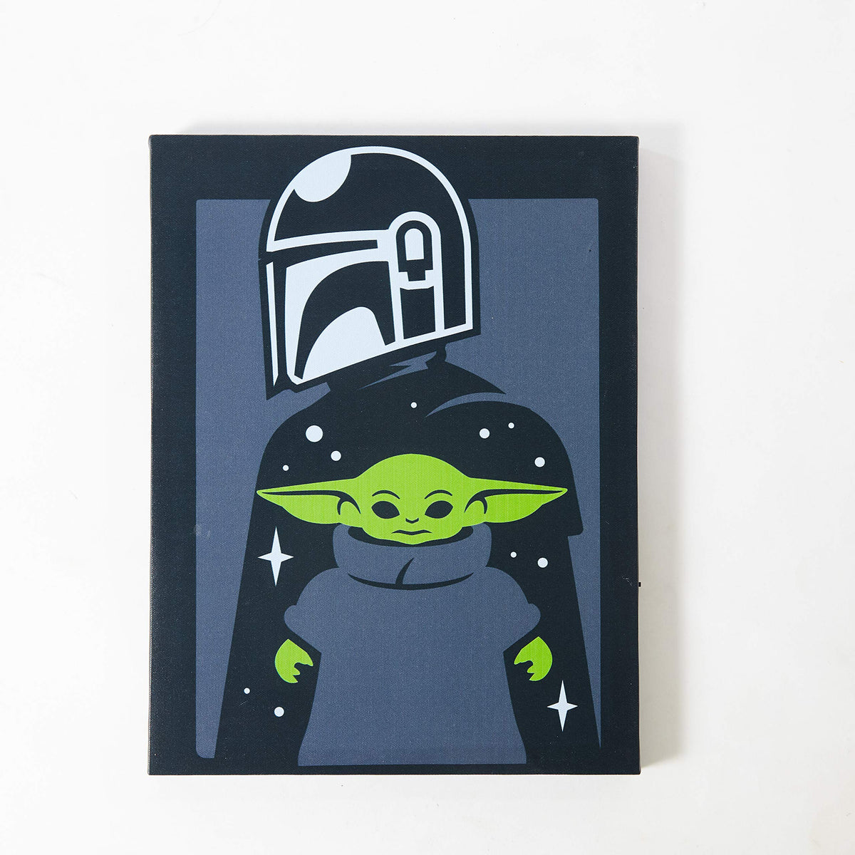 Idea Nuova Star Wars: The Mandalorian Featuring The Child Led Canvas Wall Art, 15.75 ''X11.5 ''