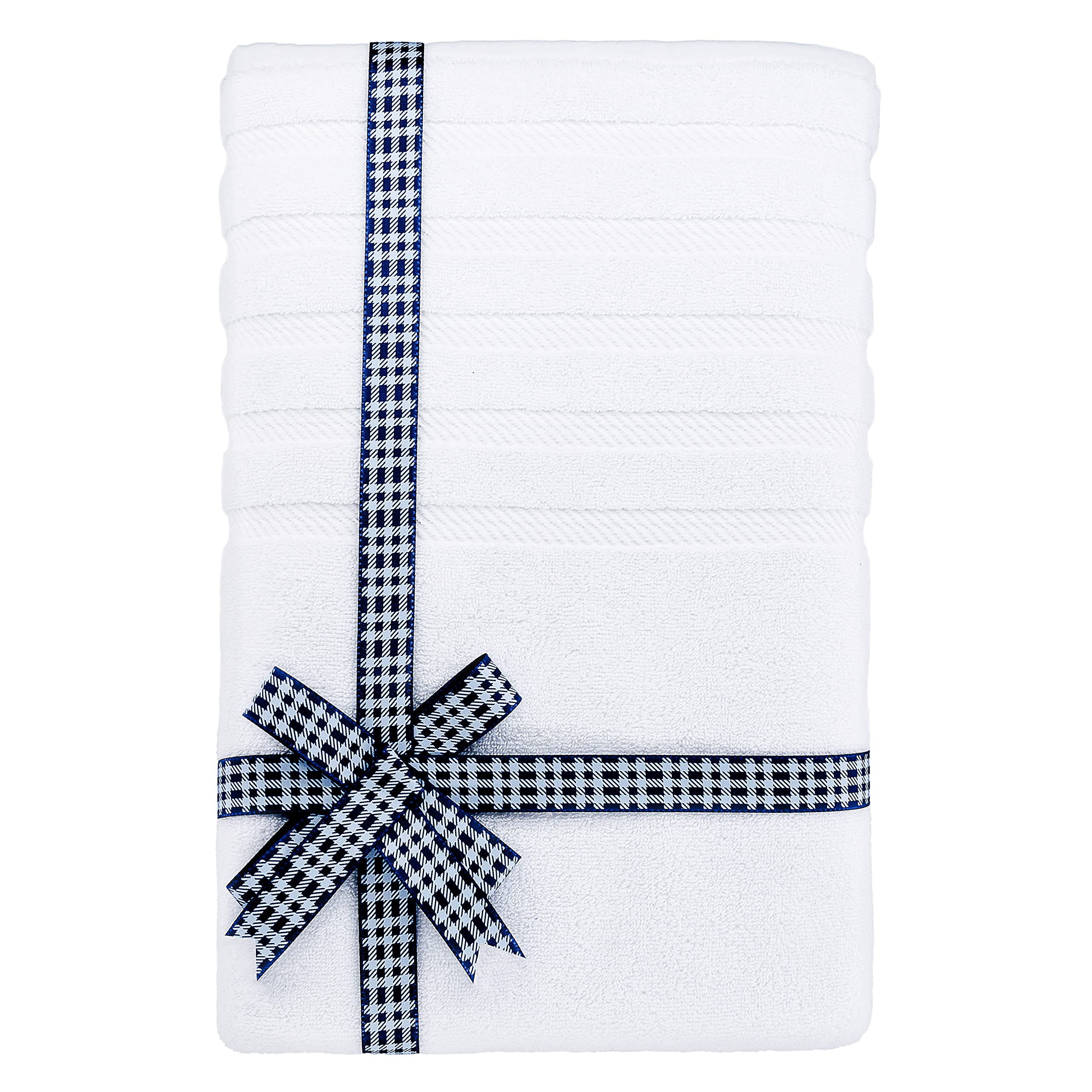 American Soft Linen Jumbo Large Bath Towels  100% Turkish Cotton 35 in 70 in  Bath Towel Sheets for Bathroom  White Bath Sheet