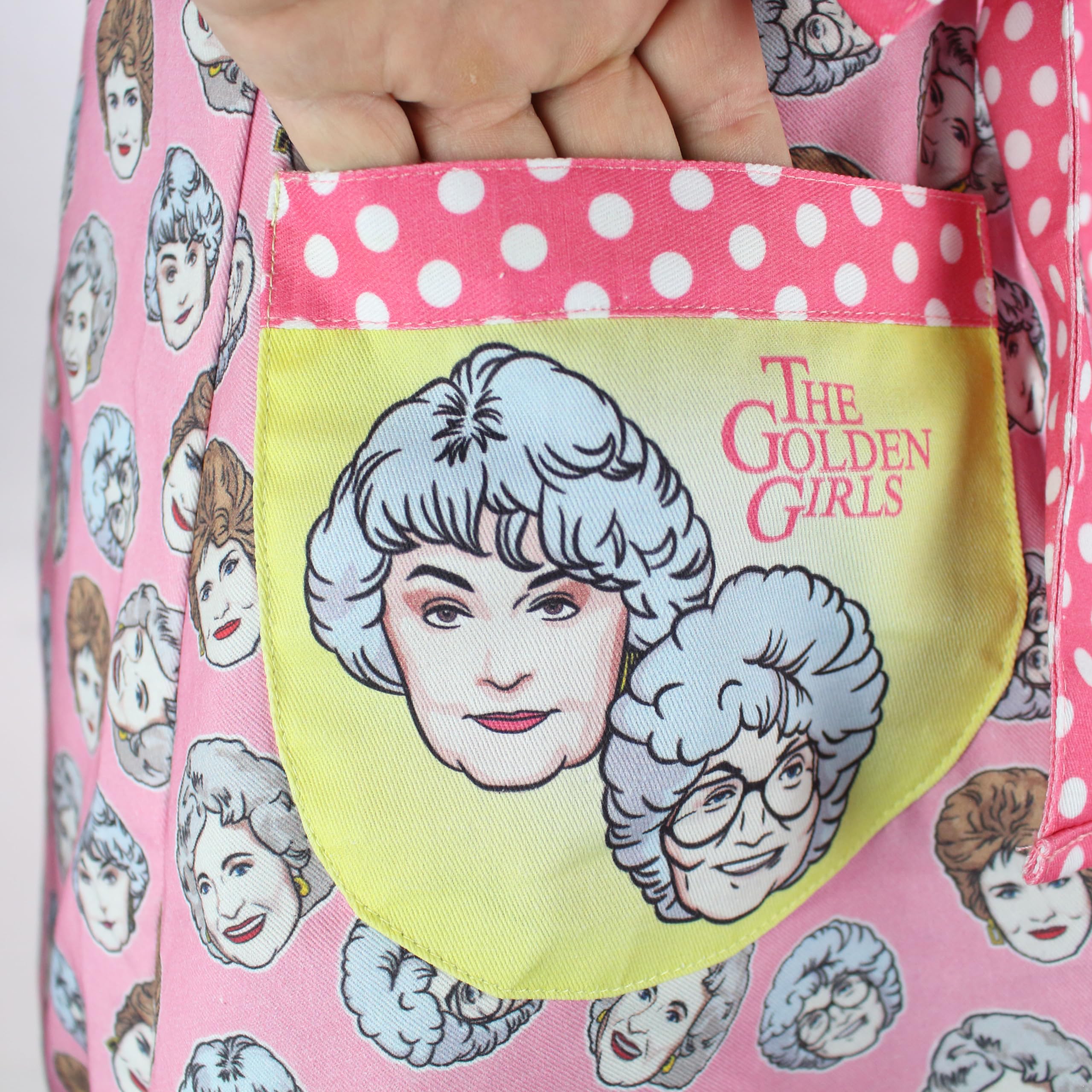 Golden Girls Kitchen Apron - Officially Licensed Tv Series Apparel, Vintage Style Cooking And Baking Gift, Retro Fashion Accesso