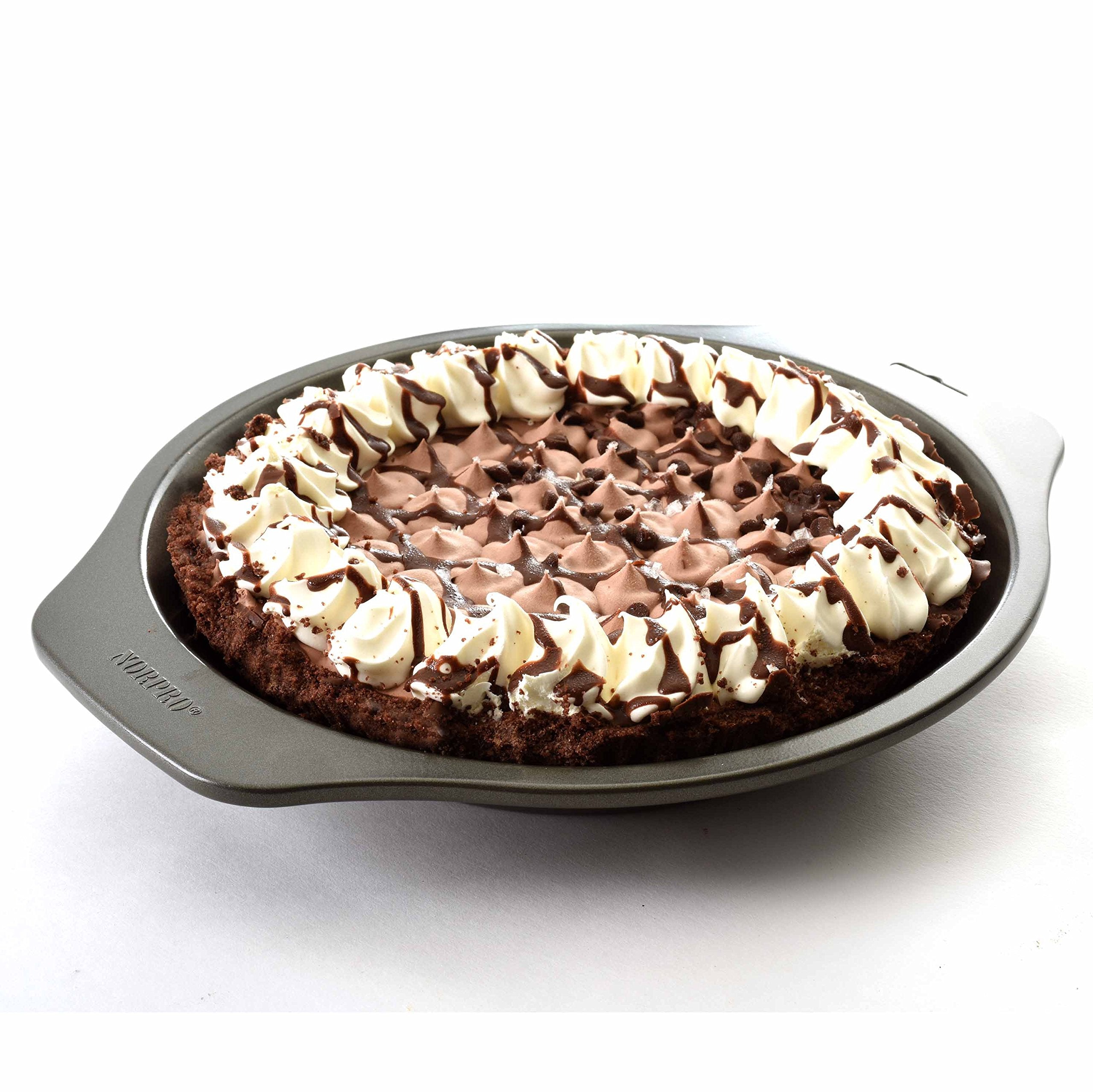Norpro 3925 Nonstick 9 Inch Pie Pan, 9In/23Cm X 1In/2.5Cm, As Shown