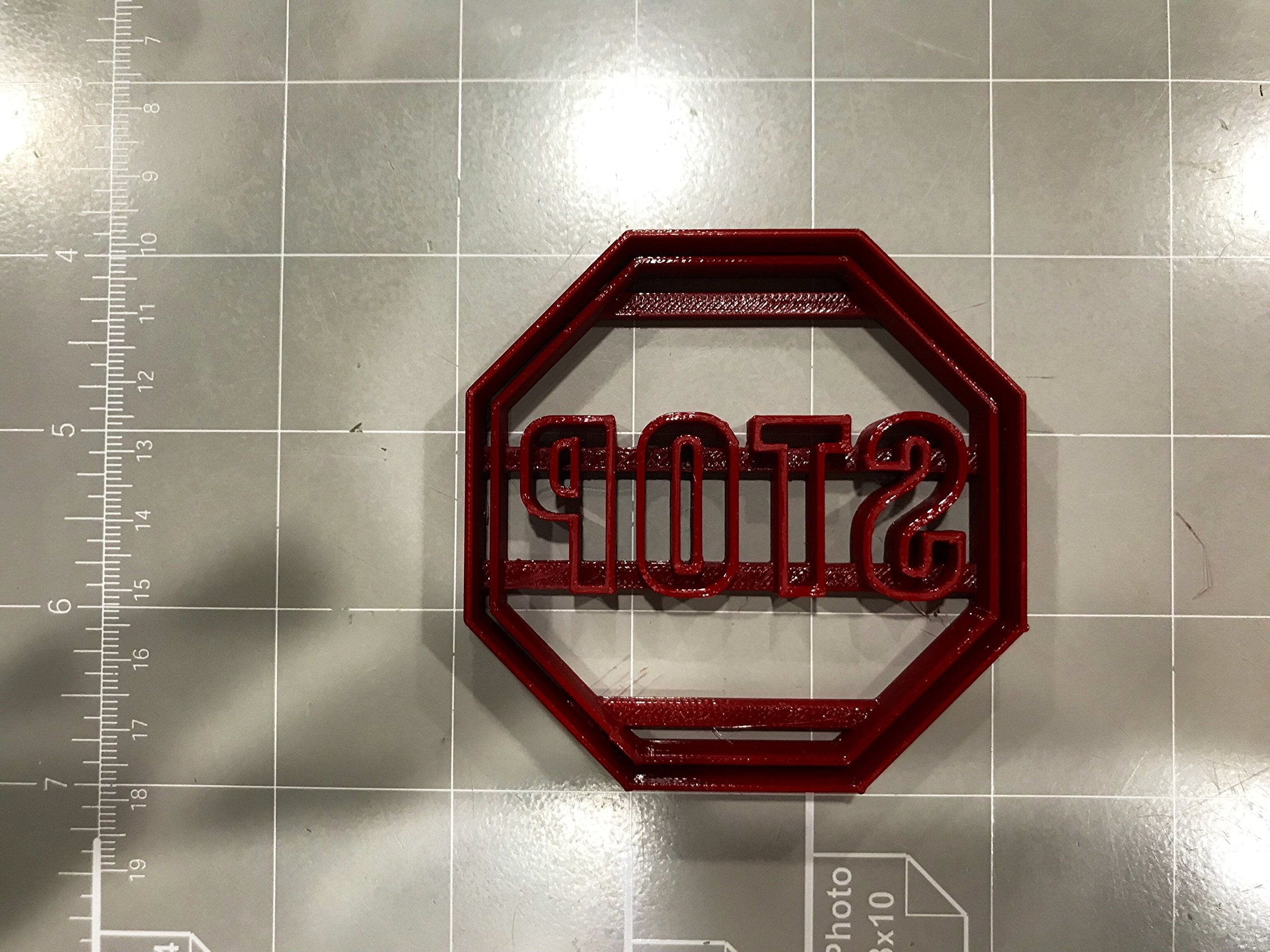 Stop Sign Cookie Cutter