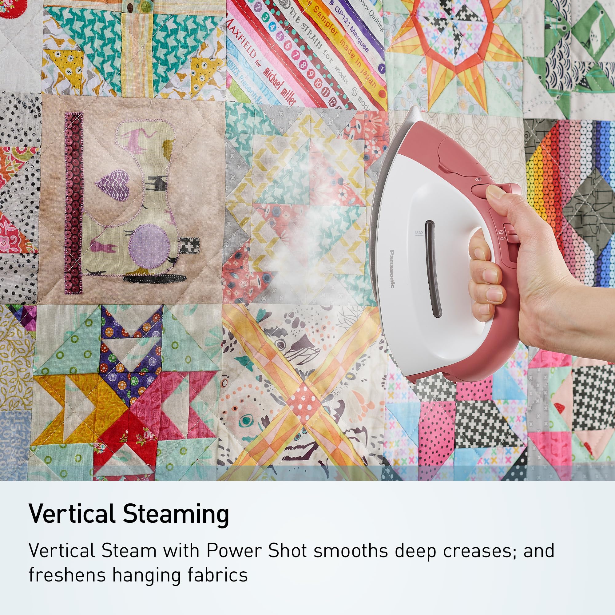 Panasonic Cordless Steam Iron, Compact, Light, with Charging Station NI-QL300G