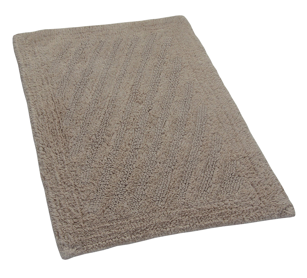 Castle Hill London Linear Reversible Bath Rug, 24 By 40-Inch, Natural