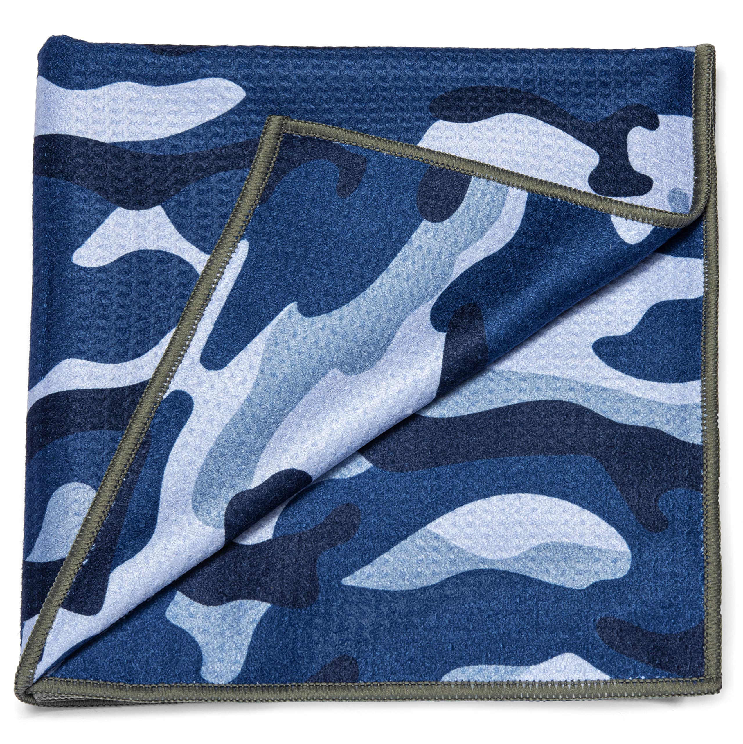 Tag Golf Co Magnetic Golf Towel - Signature Size - Camo Series - Blue Steel - Golf Training Aid - Industrial Strength Magnet - S