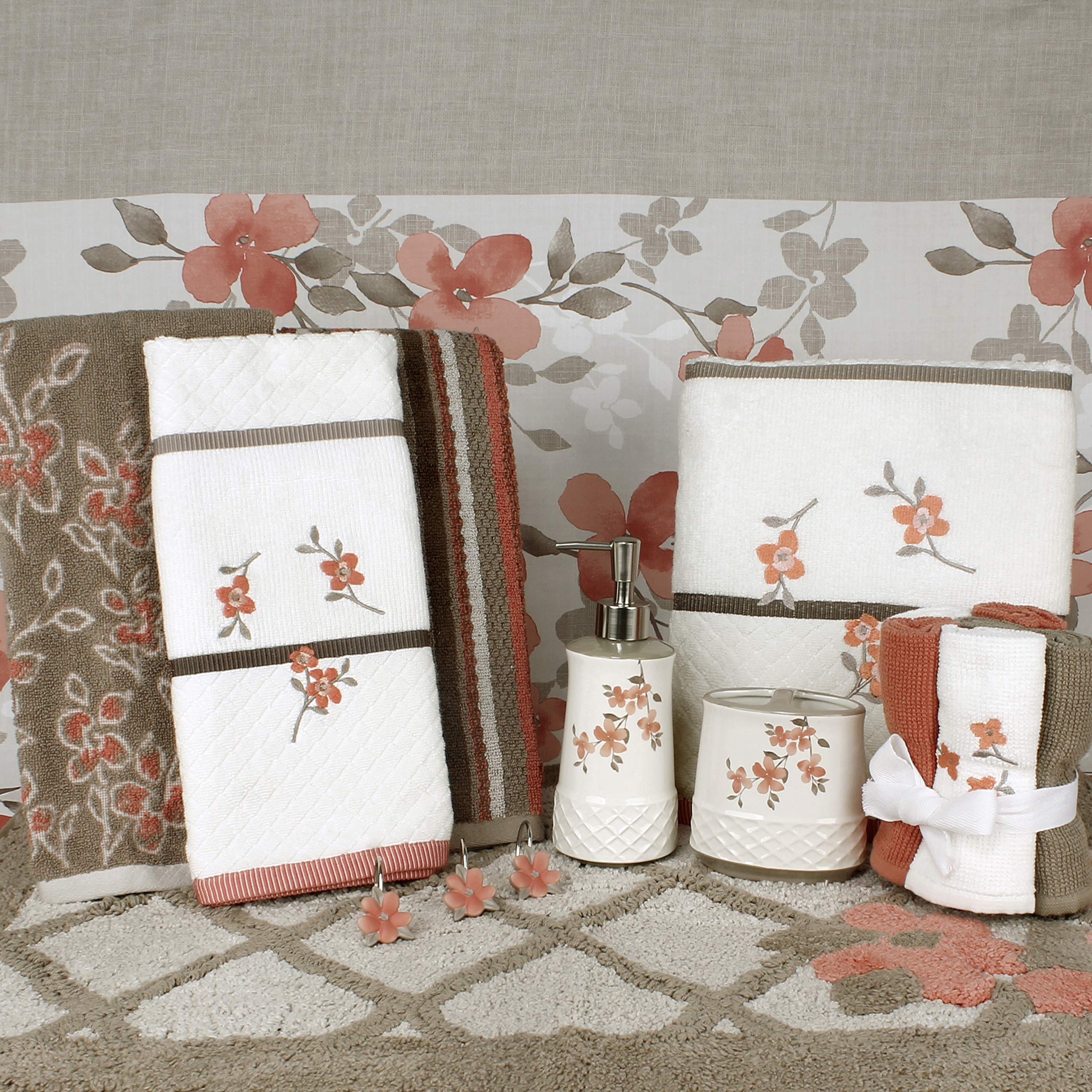 Skl Home Coral Garden Hand Towel Small