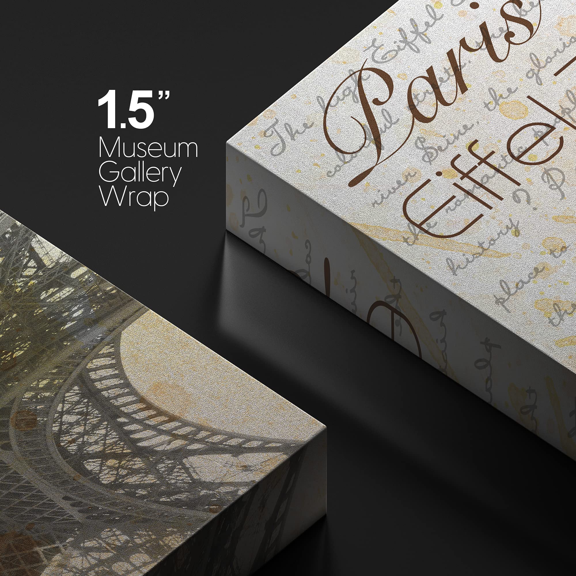 Wall26 Canvas Print Wall Art Eiffel Tower With Butterflies Architecture & Maps Cities Photography Realism Chic Scenic Relax/Calm