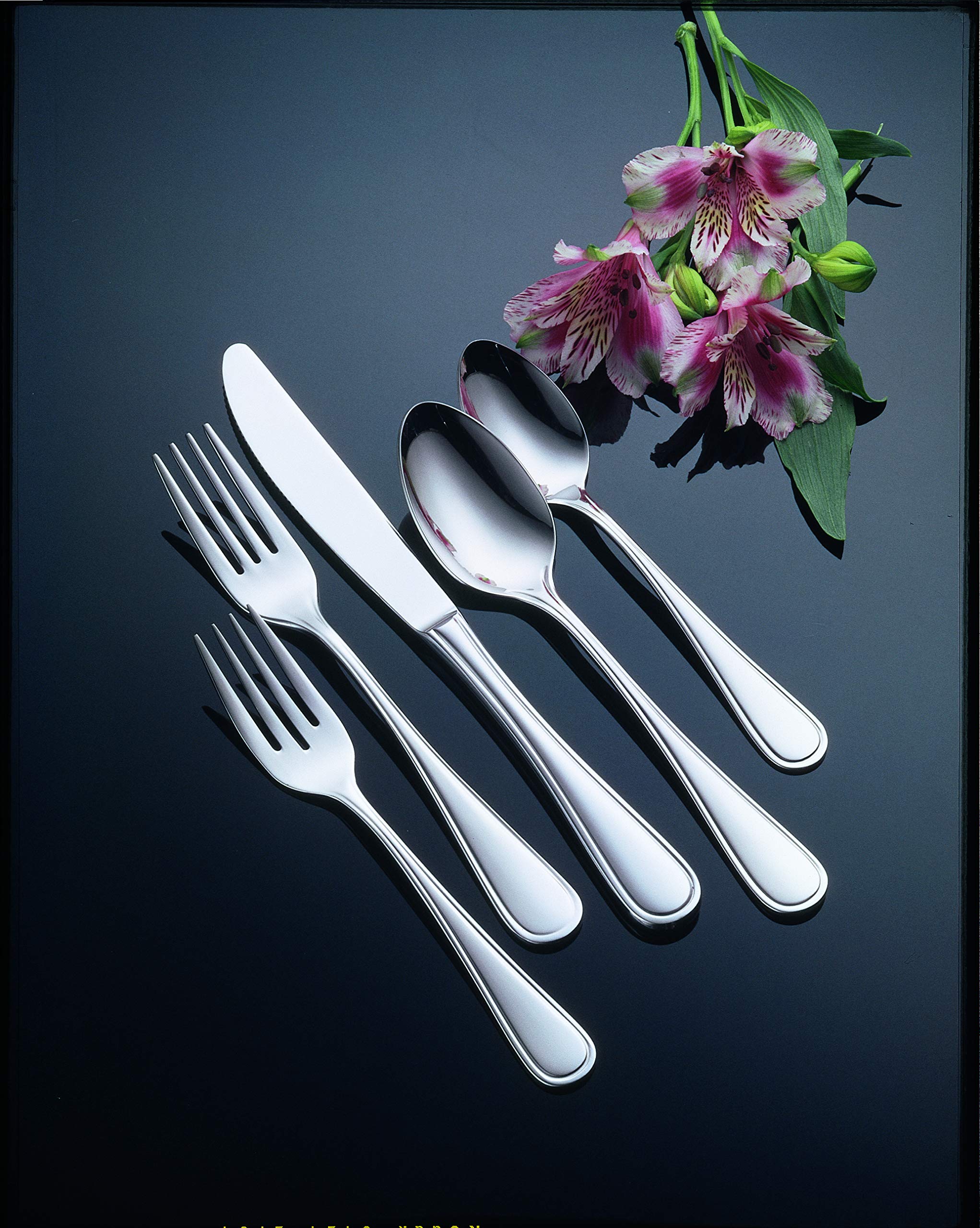 Oneida Foodservice New Rim Teaspoons, 12, 18/10 Stainless
