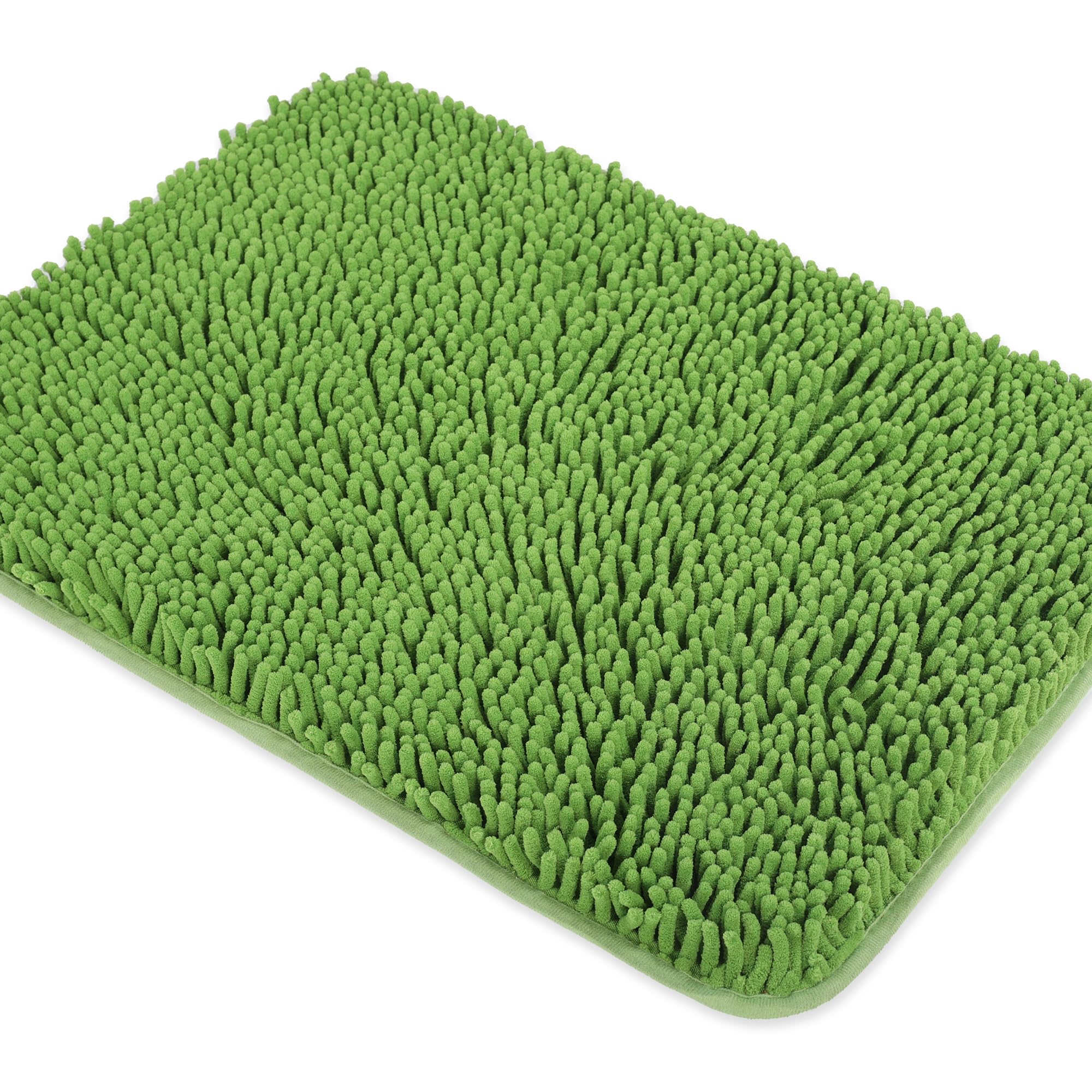 Yeaban Forest Green Bathroom Rugs - Thick Chenille Bath Mats | Absorbent And Washable Bath Rug Non-Slip, Plush And Soft Rugs For