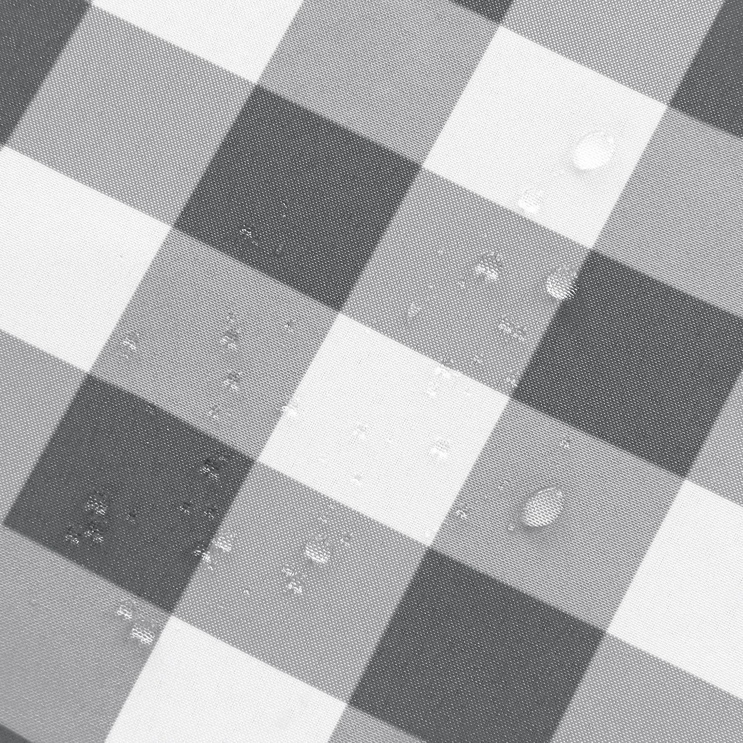 Hiasan Checkered Round Tablecloth 70 Inch - Waterproof Stain And Wrinkle Resistant Washable Fabric Table Cloth For Dining Room P