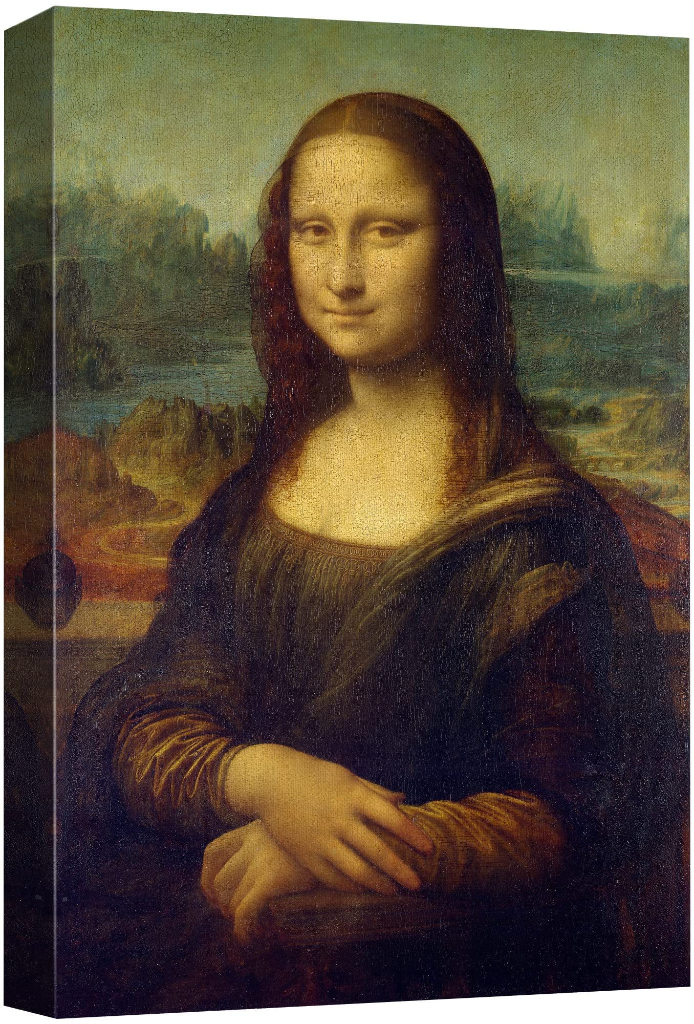 Wall26 Canvas Print Wall Art Mona Lisa By Leonardo Da Vinci Historic Cultural Illustrations Realism Traditional Scenic Expressiv
