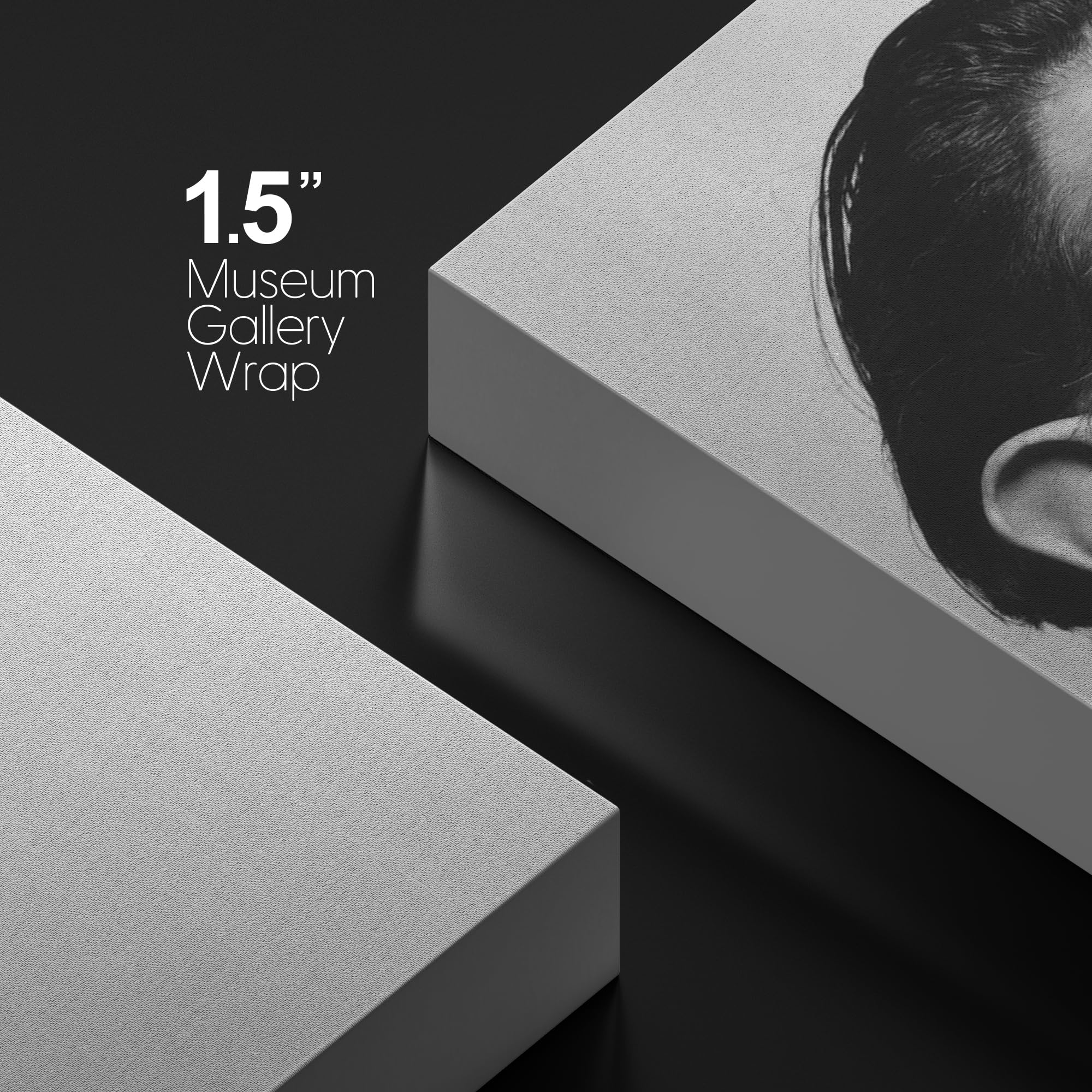 Wall26 Canvas Print Wall Art Famous Spanish Master Artist Salvador Dali Mustache Historic Classic Photography Realism Traditiona