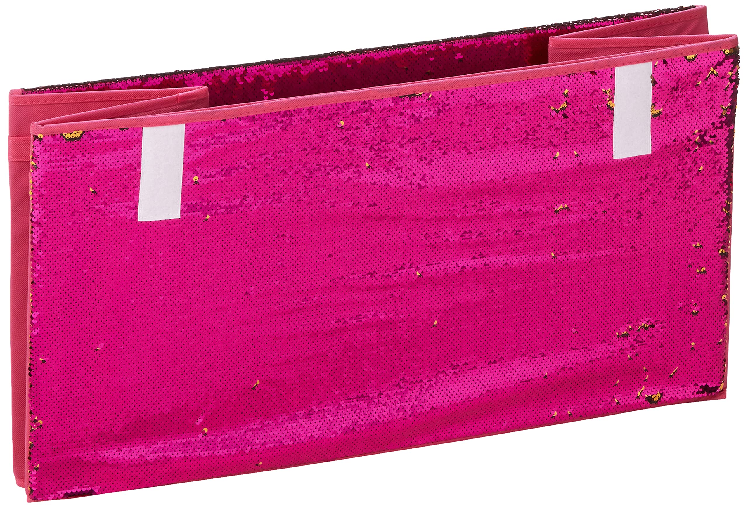 Urban Shop Reversible Sequin Collapsible Storage Trunk, Pink