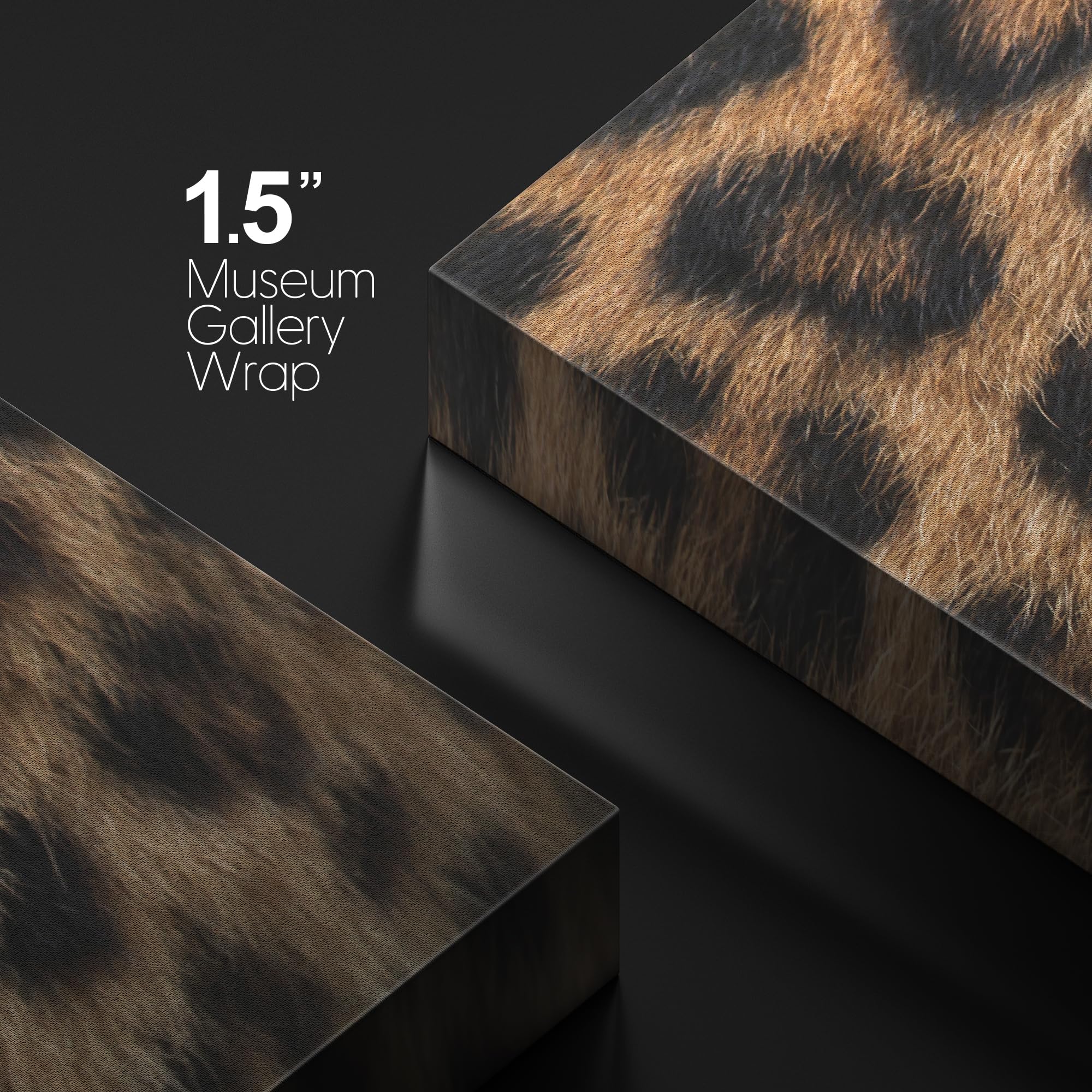 Wall26 - Canvas Prints Wall Art - Canvas Prints Wall Art - Leopard Fur/Skin Texture - 12''X12''