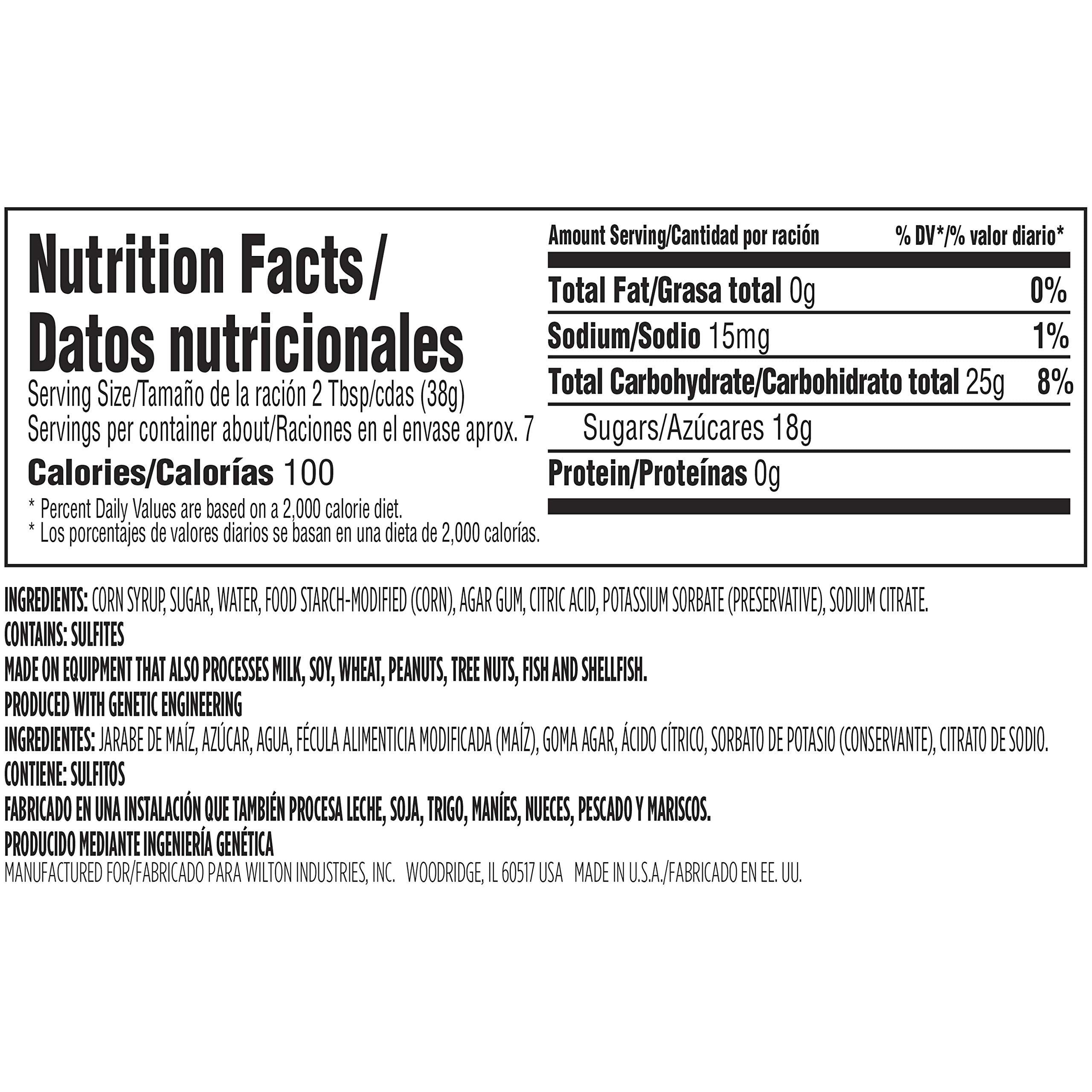 Wilton 704-9987 Clear Piping Gel 10 Oz(283 Oz), Packaging May Vary