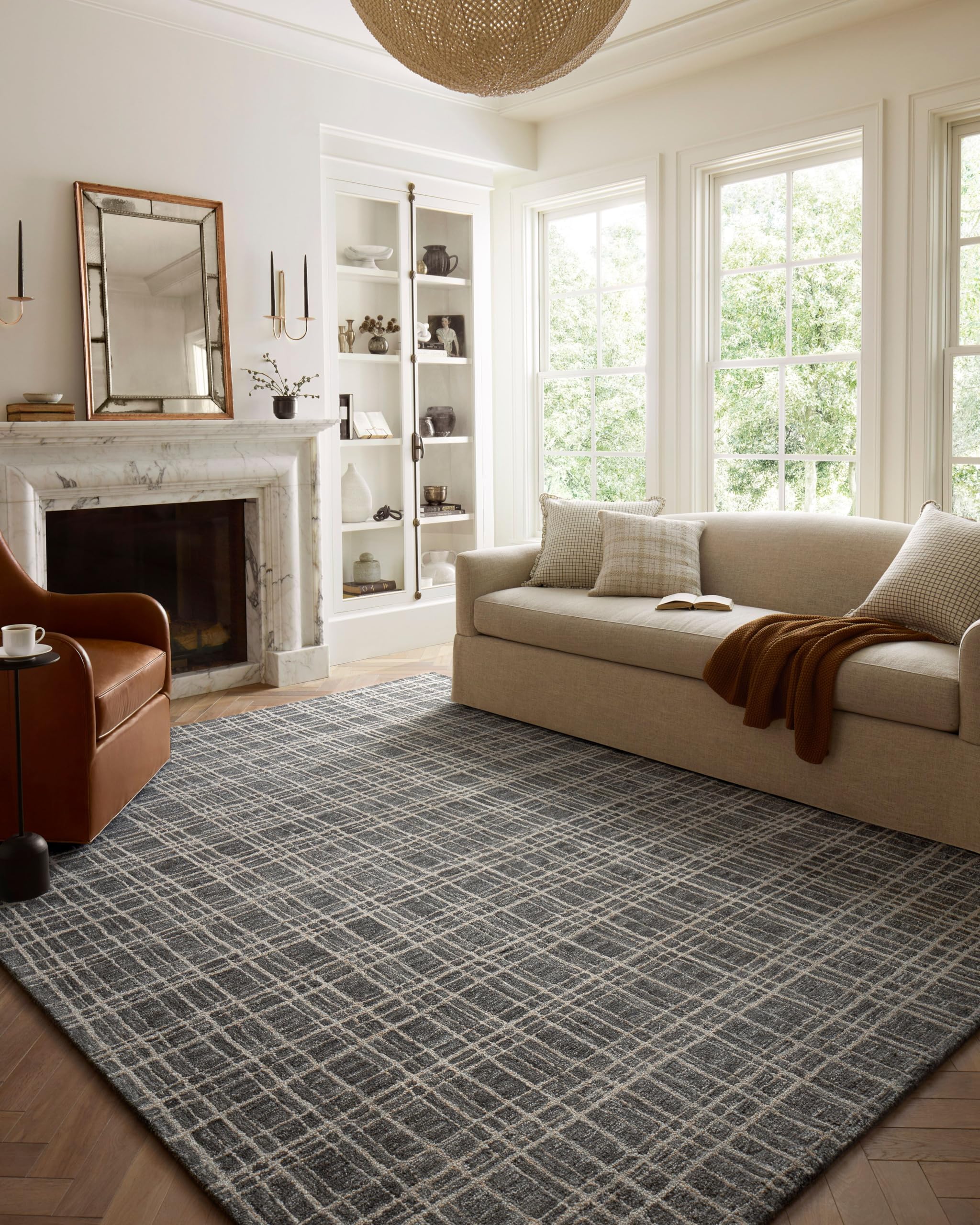 Loloi Chris Loves Julia x Polly Graphite/Pebble 2-0 x 5-0 Accent Rug