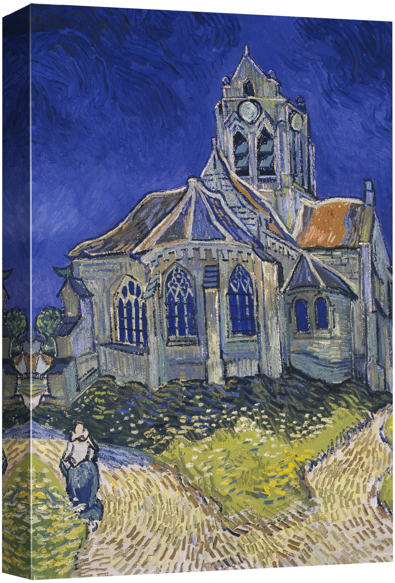 Wall26 Canvas Print Wall Art Valley With Ploughman By Master Artist Vincent Van Gogh Nature Wilderness Illustrations Fine Art Re