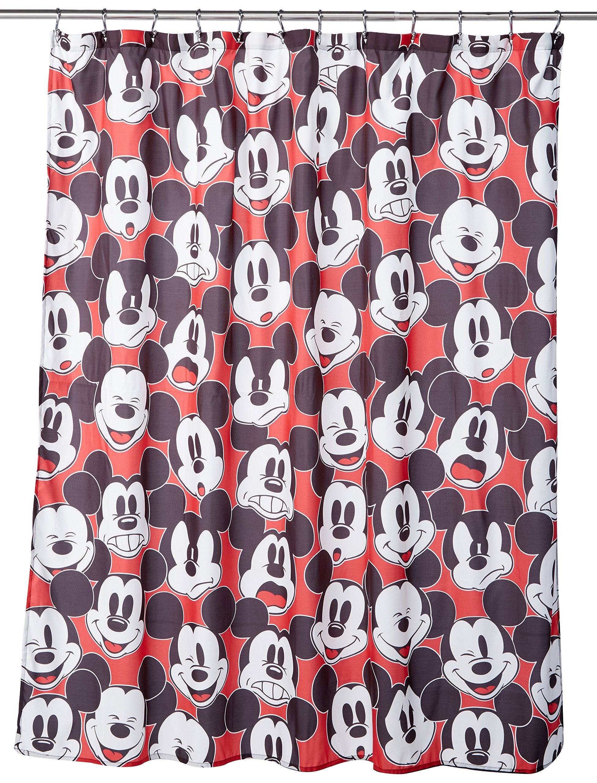 Disney Mickey Mouse Big Face Mickey Shower Curtain