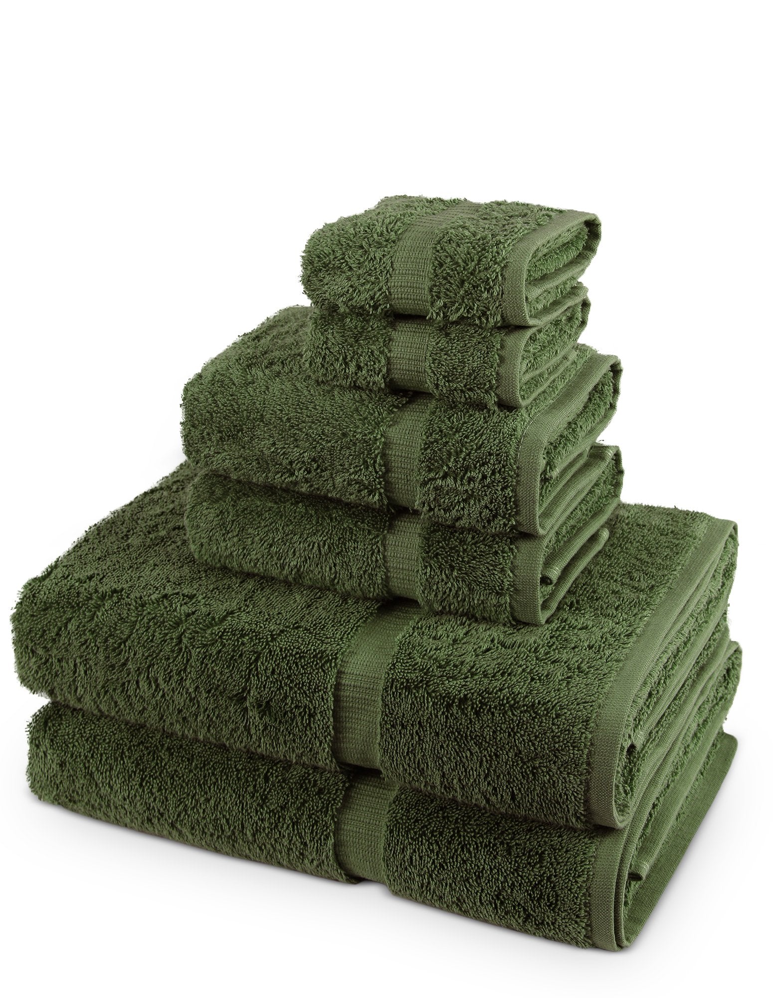 Turkuoise Turkish Towel % 100 Cotton Turkish Luxury And Super Soft Towels - 2-Piece 27X54 Bath Towels - 2-Piece 16X30 Inches Han