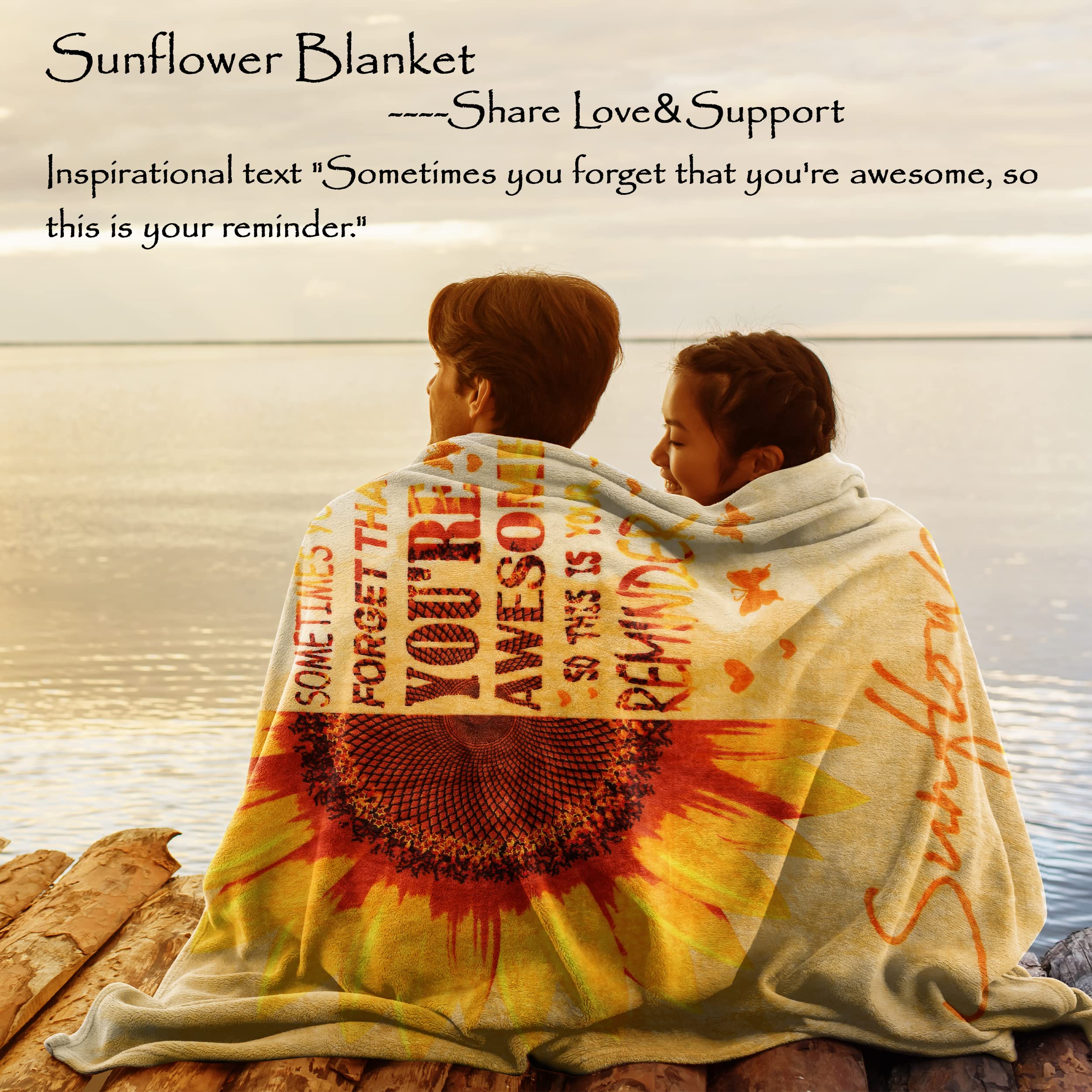 Sunflower Gifts For Women Sending Sunshine Gift-Get Well Soon Gift Basket, Care Package For Women Birthday Gifts For Women, Insp