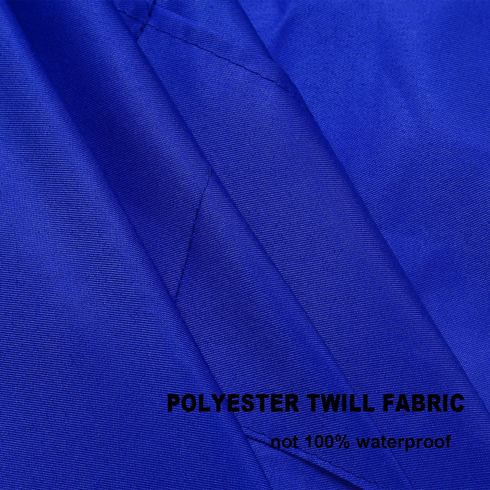 TSD STORY Total 15 PCS Dark Blue Bib Aprons Bulk for Women Men with 2 Front Pockets(Dark Blue-15pcs)
