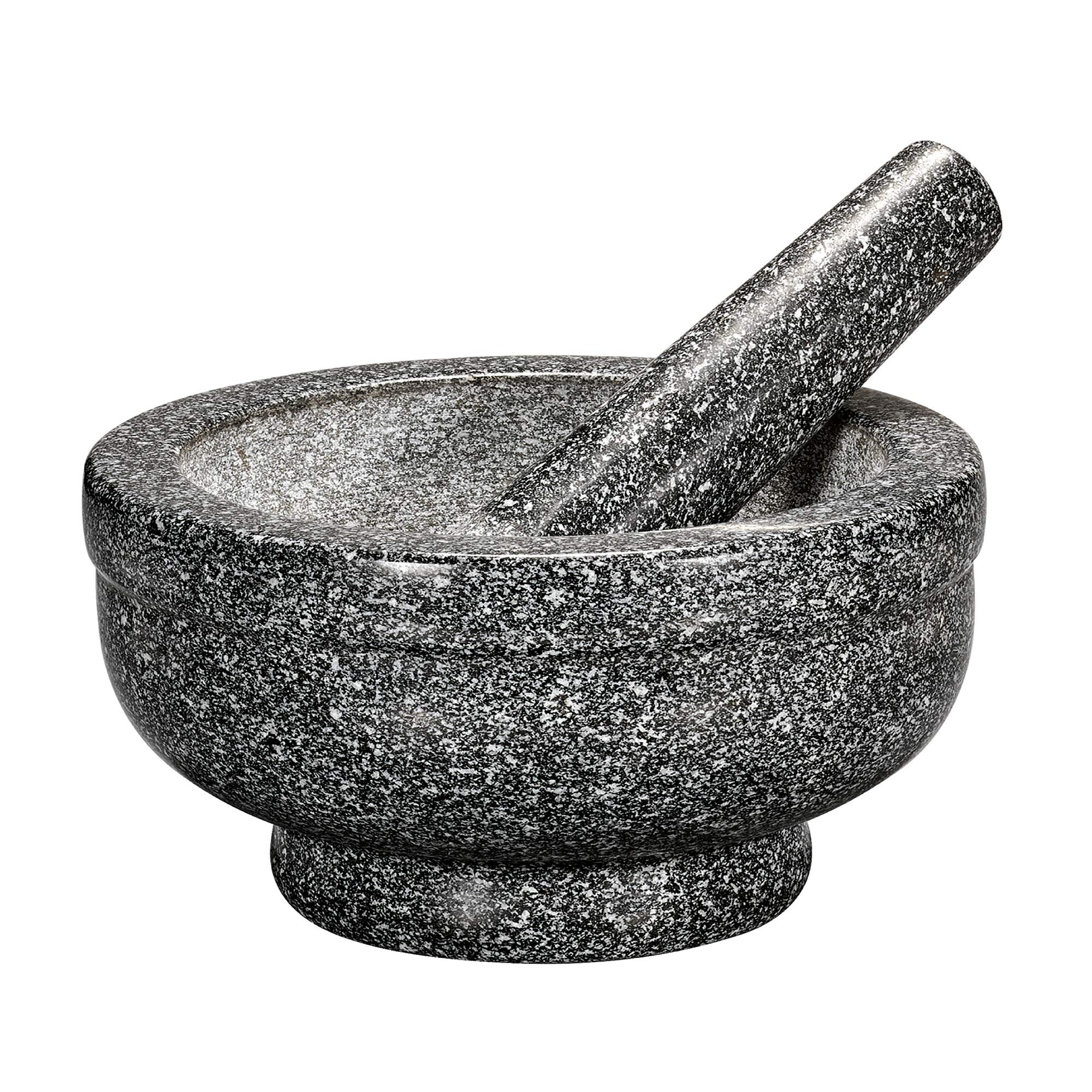 Cilio Granite Giant Mortar And Pestle - 5 X 6.75, 5'' X 6.75'' - Kitchen Mortar Pestle