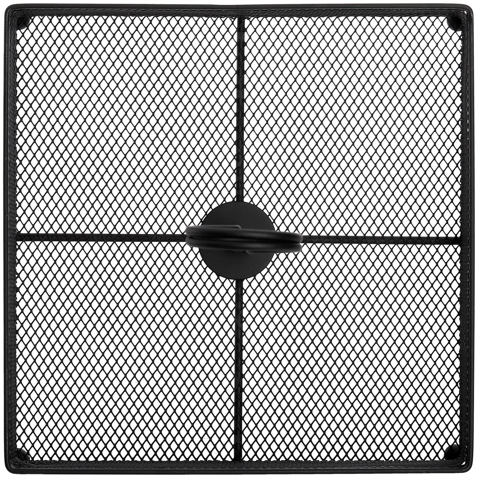 Lyellfe Set Of 2 Metal Condiment Caddy, Square Table Caddy Collection With Number Card Holder, Black Tabletop Seasoning Spice Or