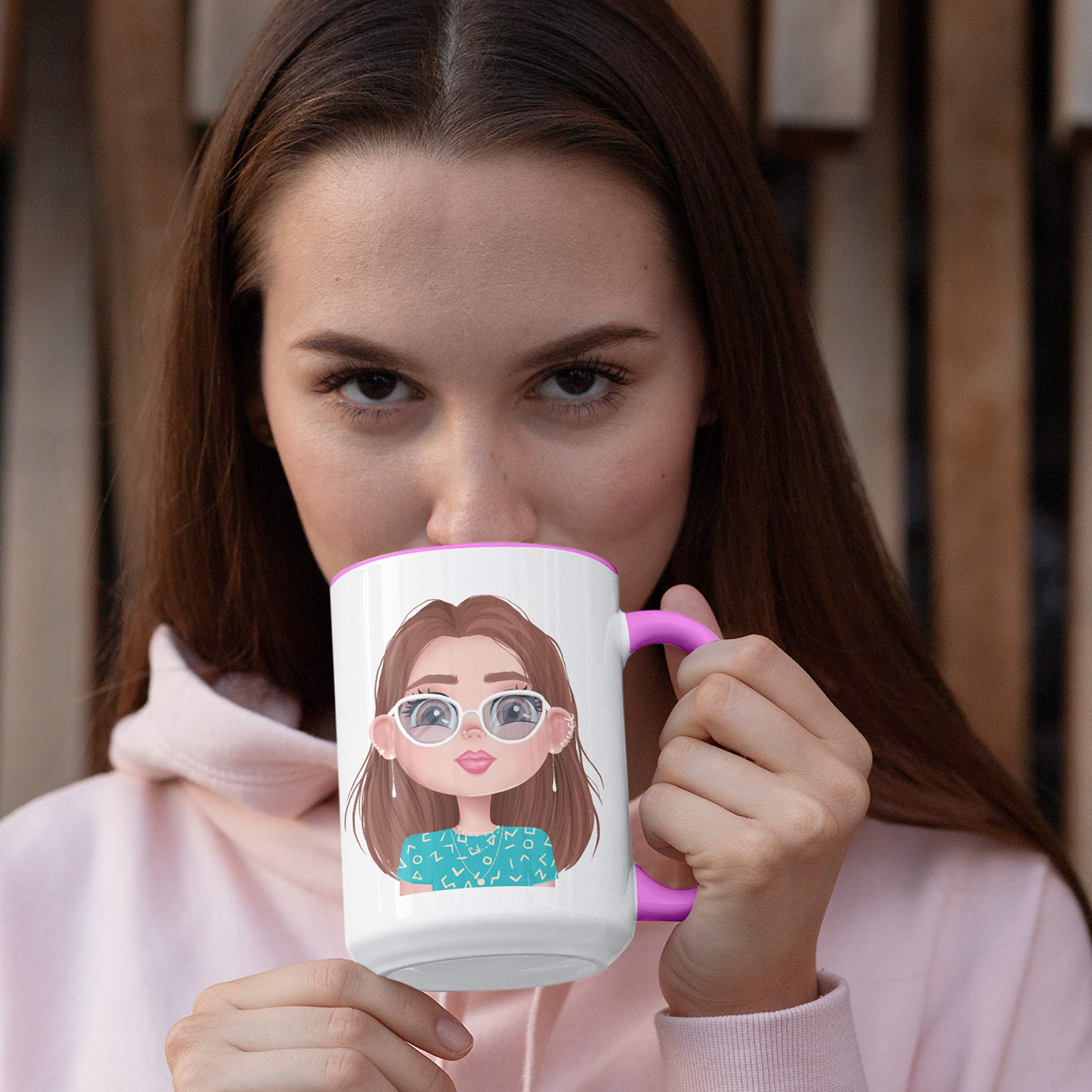 Custom Photo Coffee Mugs, 11 Oz Or 15 Oz, Personalized Mugs With Picture, Text, Name - Photo Gifts, Custom Mugs With Pictures, T