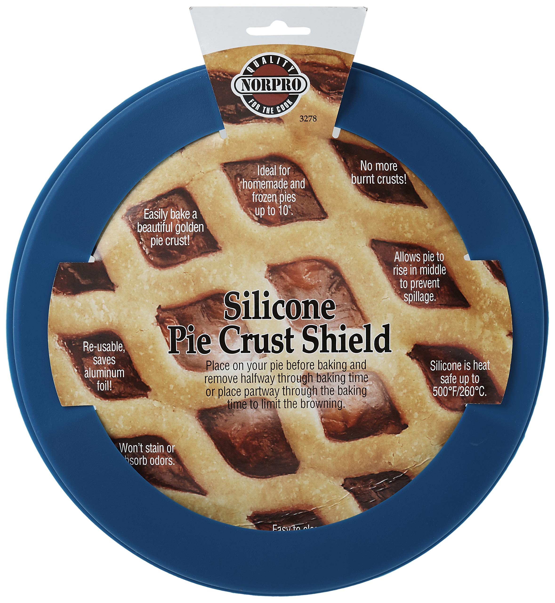 Norpro Pie Crust Shield, Blue