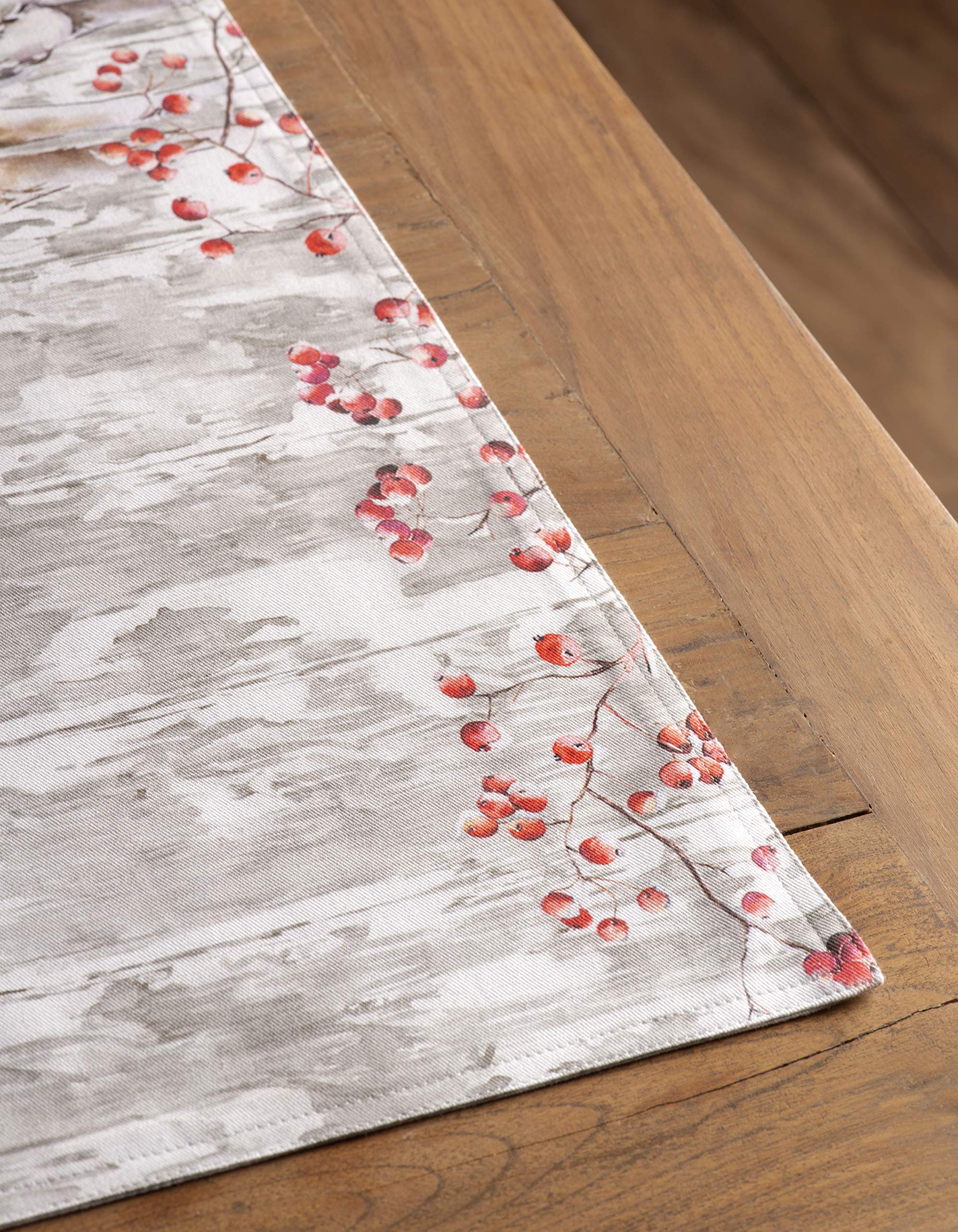 Maison D' Hermine Placemats Set Of 4, 100% Cotton Decorative Washable Table Cloth Place Mat, Kitchen, Party, Wedding, Restaurant
