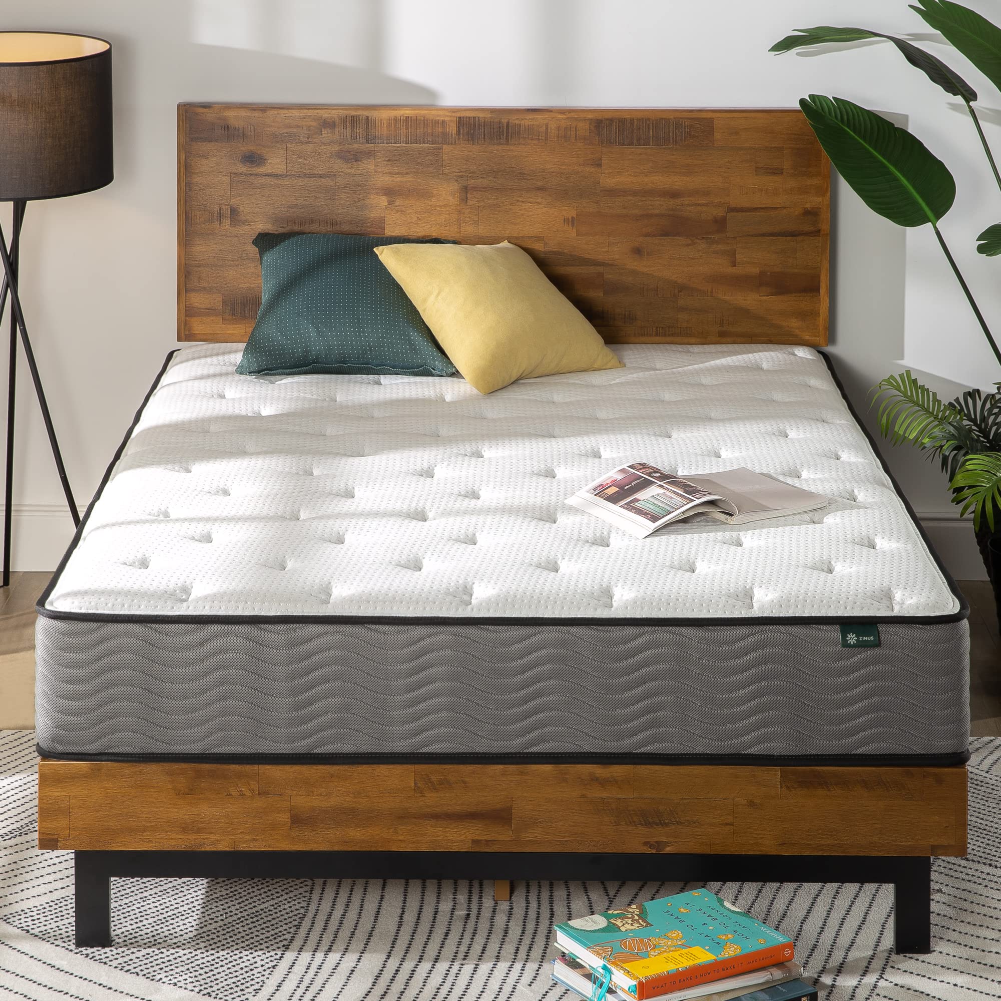ZINUS 10 Inch Support Plus Pocket Spring Hybrid Mattress, King, Strong Coils for Durable Support, Pocket Innersprings for Motion