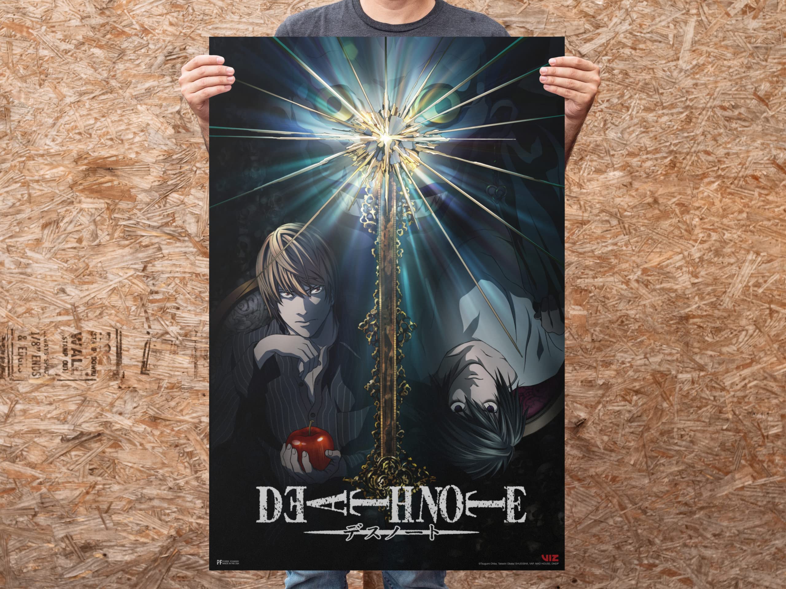Death Note Light Yagami Anime Merch Cool Wall Art Print Poster 12X18