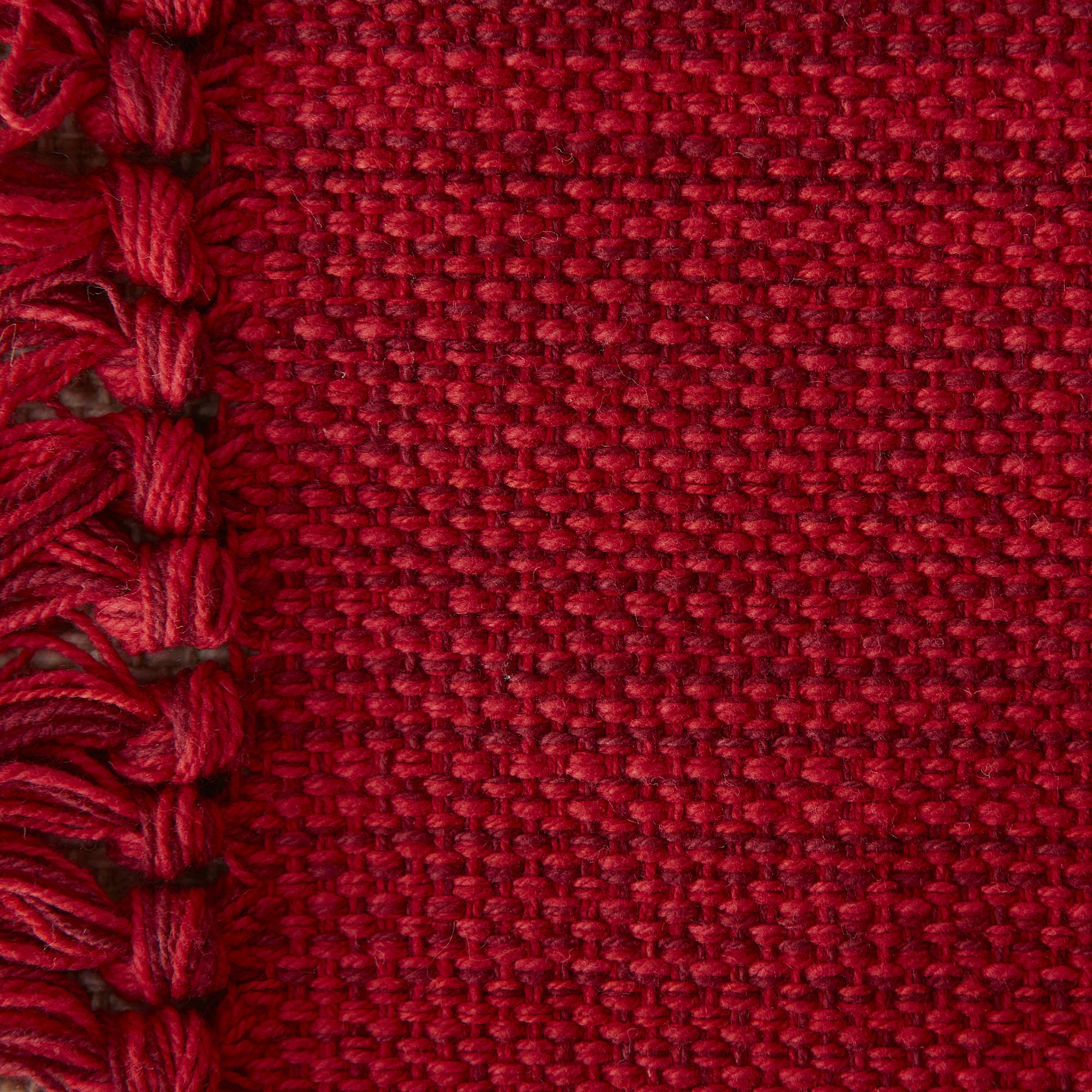 Dii Variegated Tabletop Collection, Placemat Set3X19, Tango Red, 6 Piece