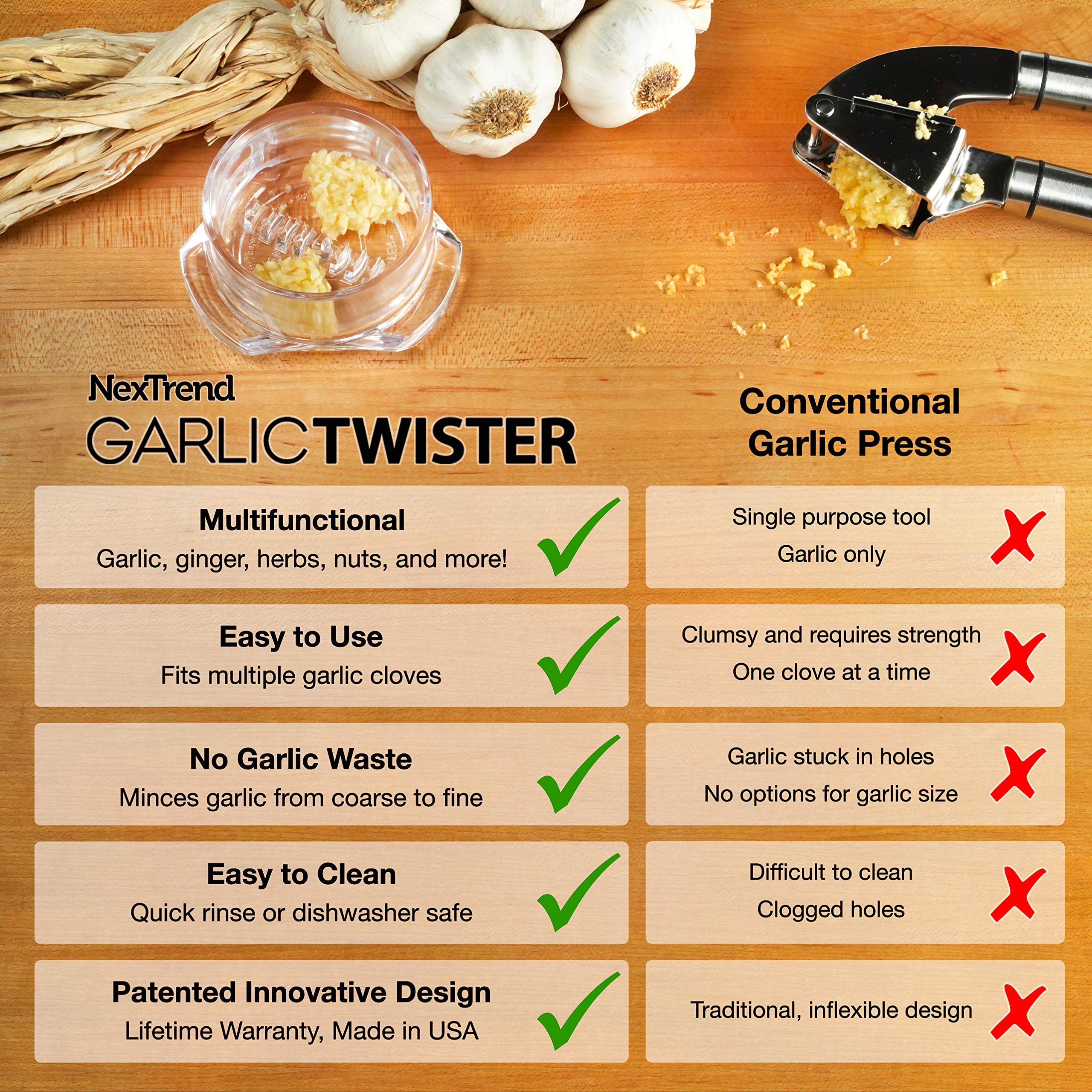 Nextrend Garlic Twister 4Th Generation (Purple)