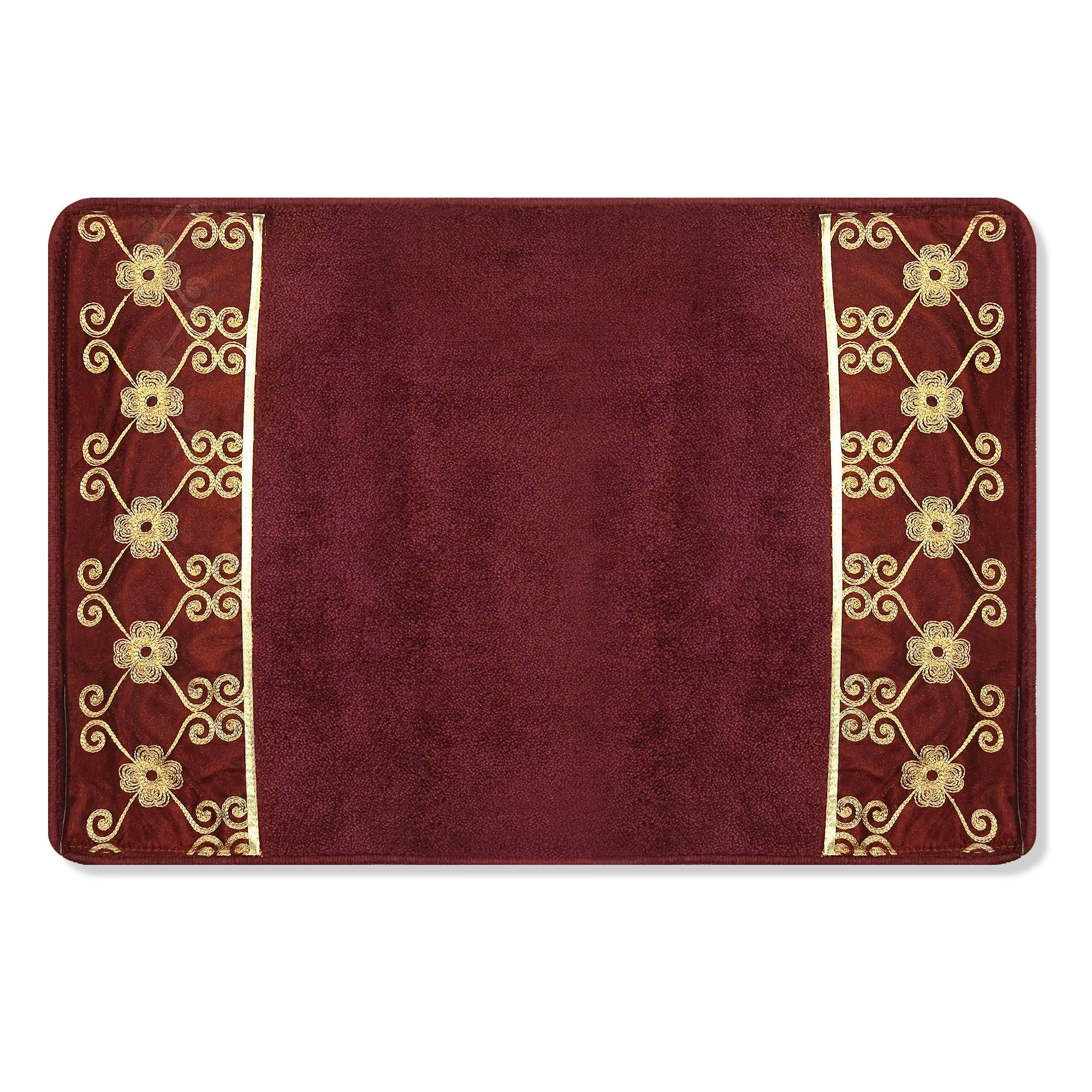 Zahari Home Elegant Rose Classic Bathroom Rug Modern Bath Rug Luxury Contemporary Decor Beautiful Shower Mat Unique Design Styli