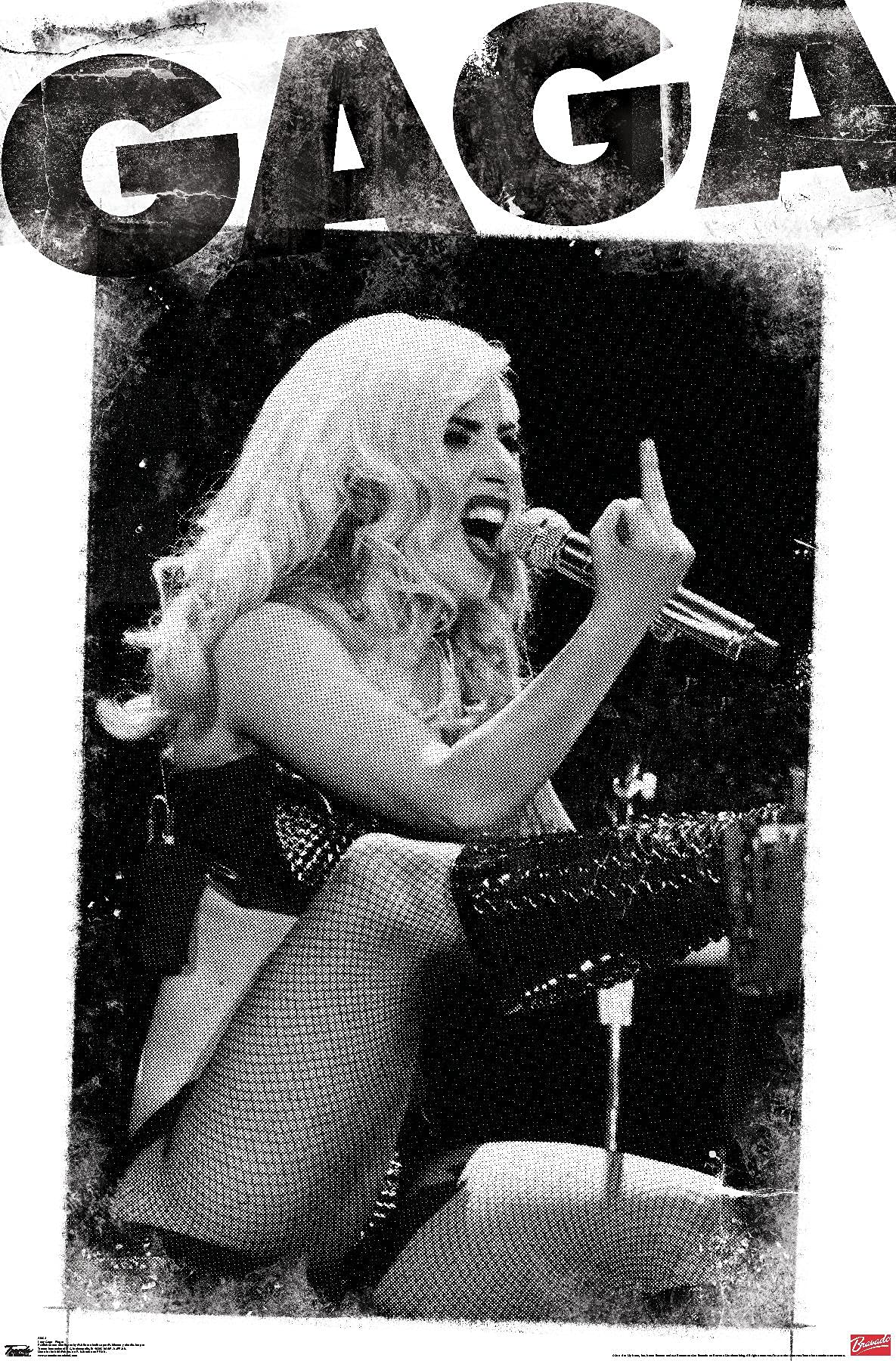 Trends International Lady Gaga - Finger Wall Poster, 14.725'' X 22.375'', Premium Unframed Version
